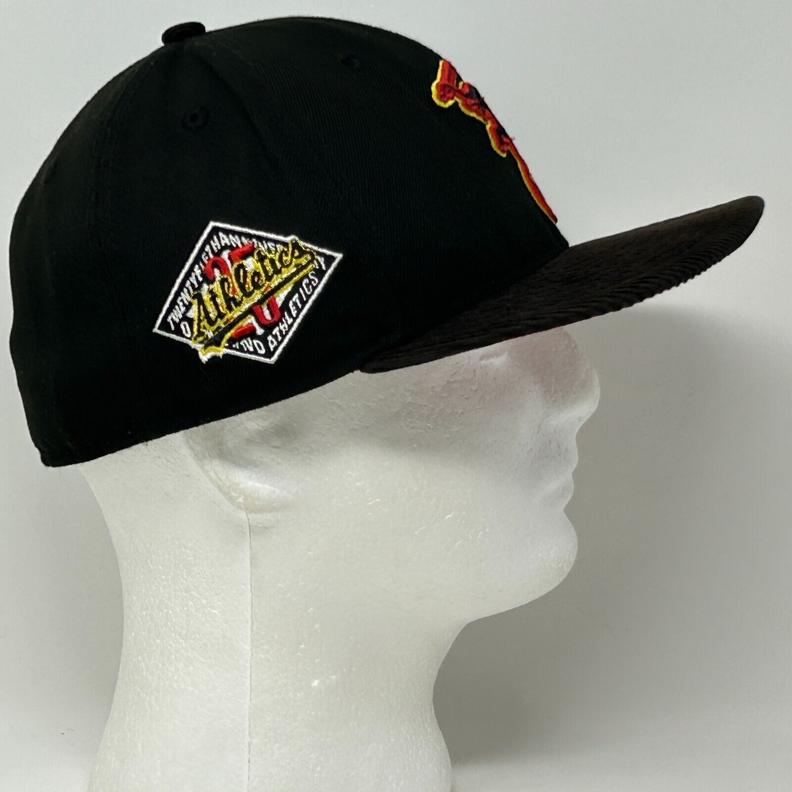 New Era Oakland Athletics As Hat Baseball Cap New Era Fitted 7 3/8 Size ONE SIZE - 7 Thumbnail
