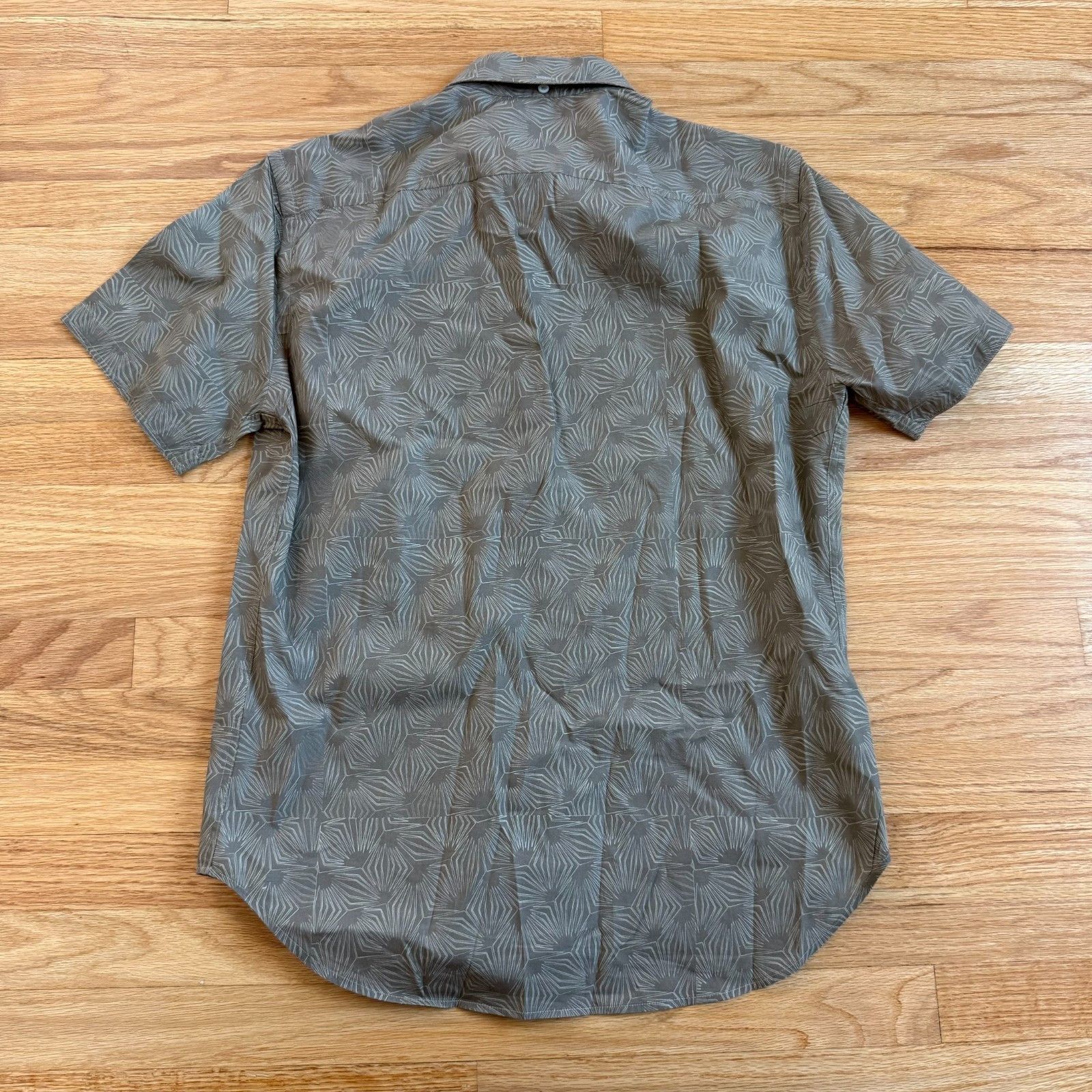 Billy Reid Billy Reid Murphy Shirt Shirt Sleeve in Olive Size US S / EU 44-46 / 1 - 3 Thumbnail