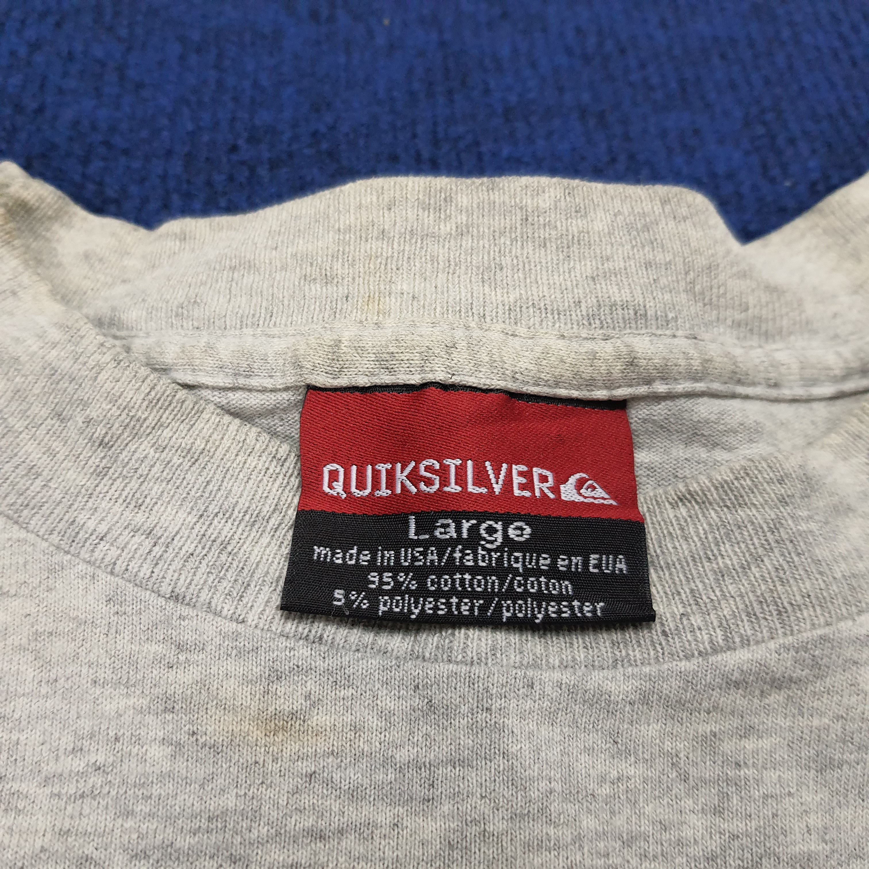 Quiksilver × Vintage Vintage Quiksilver Streetwear Skate T-shirt Size US L / EU 52-54 / 3 - 6 Thumbnail