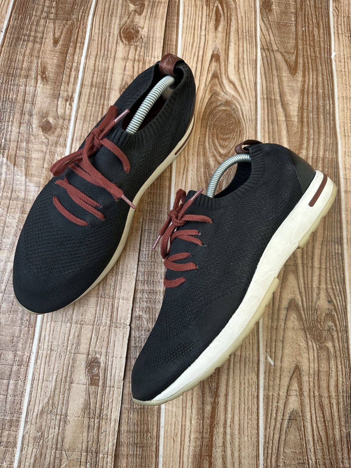 Loro Piana Loro Piana 360 LP Flexy Walk Black Sneaks Size US 11 / EU 44 - 13 Thumbnail