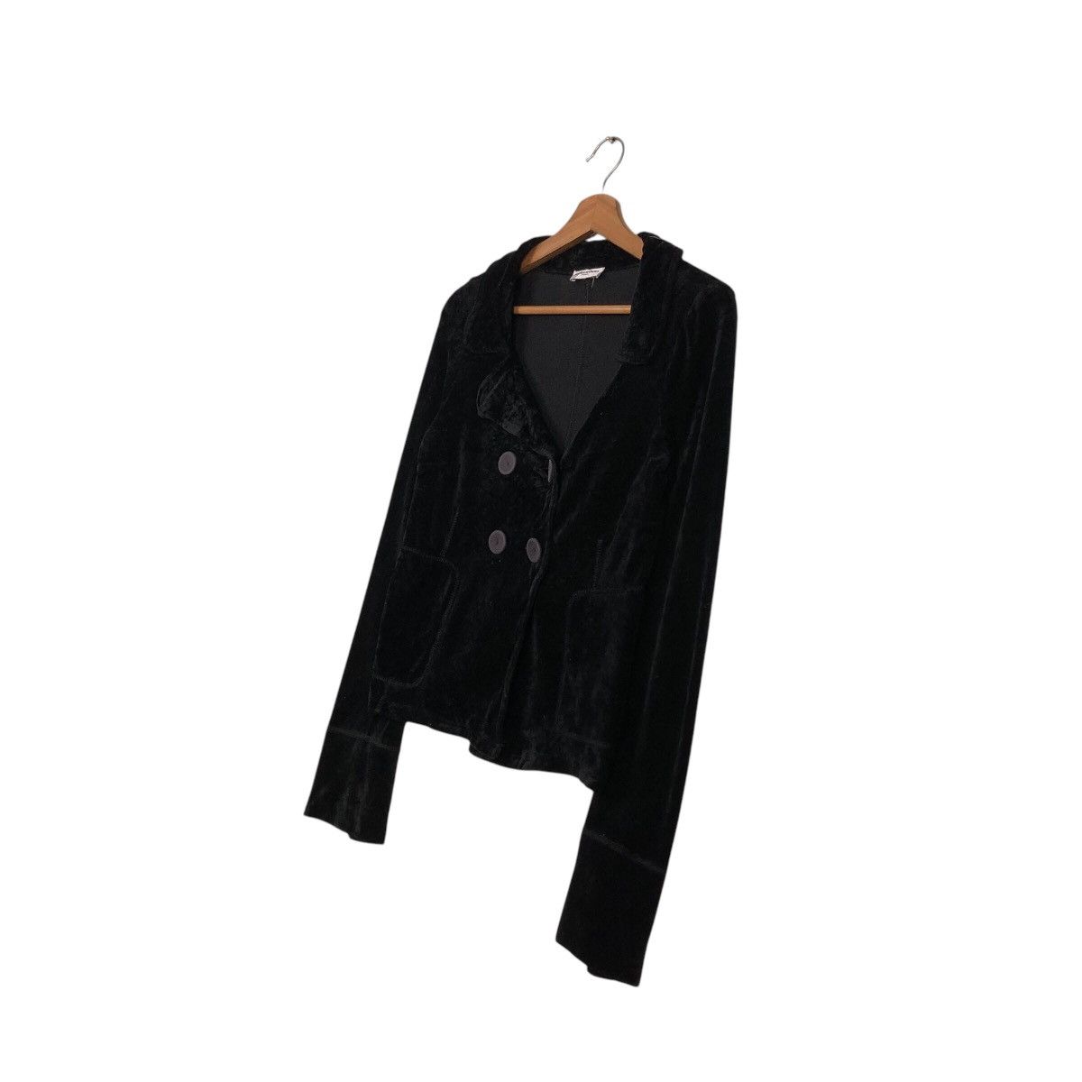 Designer × Japanese Brand × Vintage 📌Vintage Cropped Velvet Jacket Sonia Rykiel Paris Size US M / EU 48-50 / 2 - 3 Thumbnail