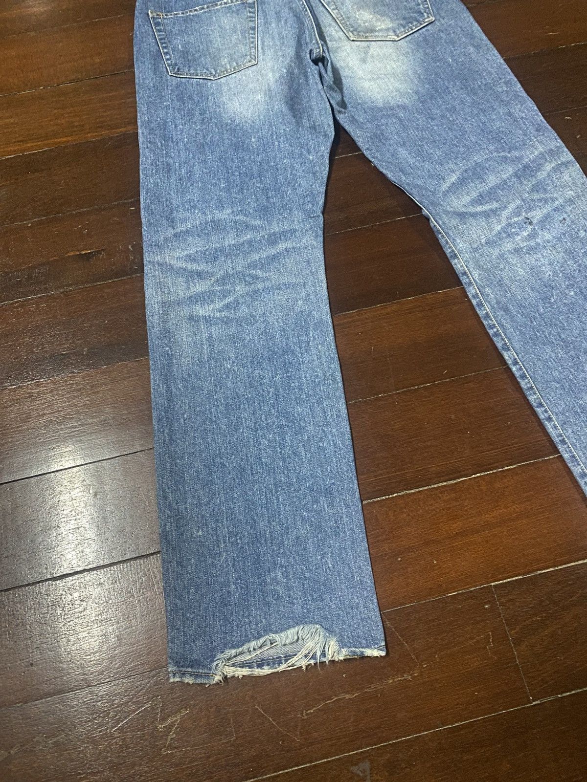 Takeo Kikuchi Rare Vintage design Takeo Kikuchi jeans distressed boro Size US 34 / EU 50 - 12 Thumbnail
