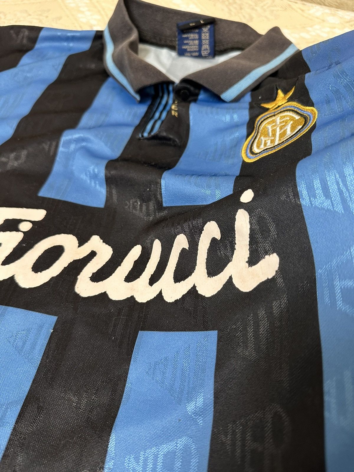 Vintage 🔥 Inter Milan Internazionale 1990 Jersey T Shirt Soccer Size US L / EU 52-54 / 3 - 11 Thumbnail