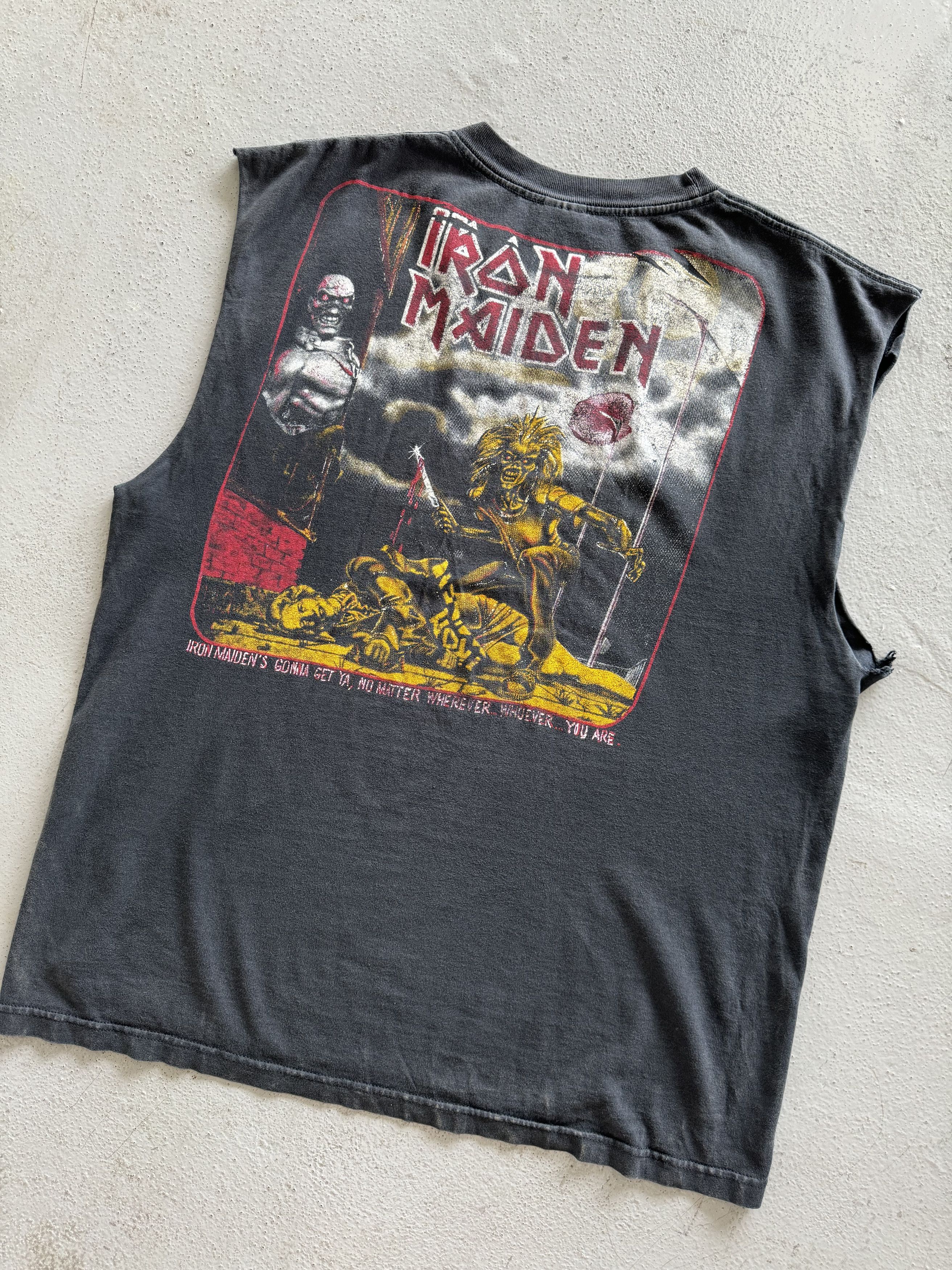 Band Tees Vintage Iron Maiden Band Tee Size US XL / EU 56 / 4 - 3 Thumbnail