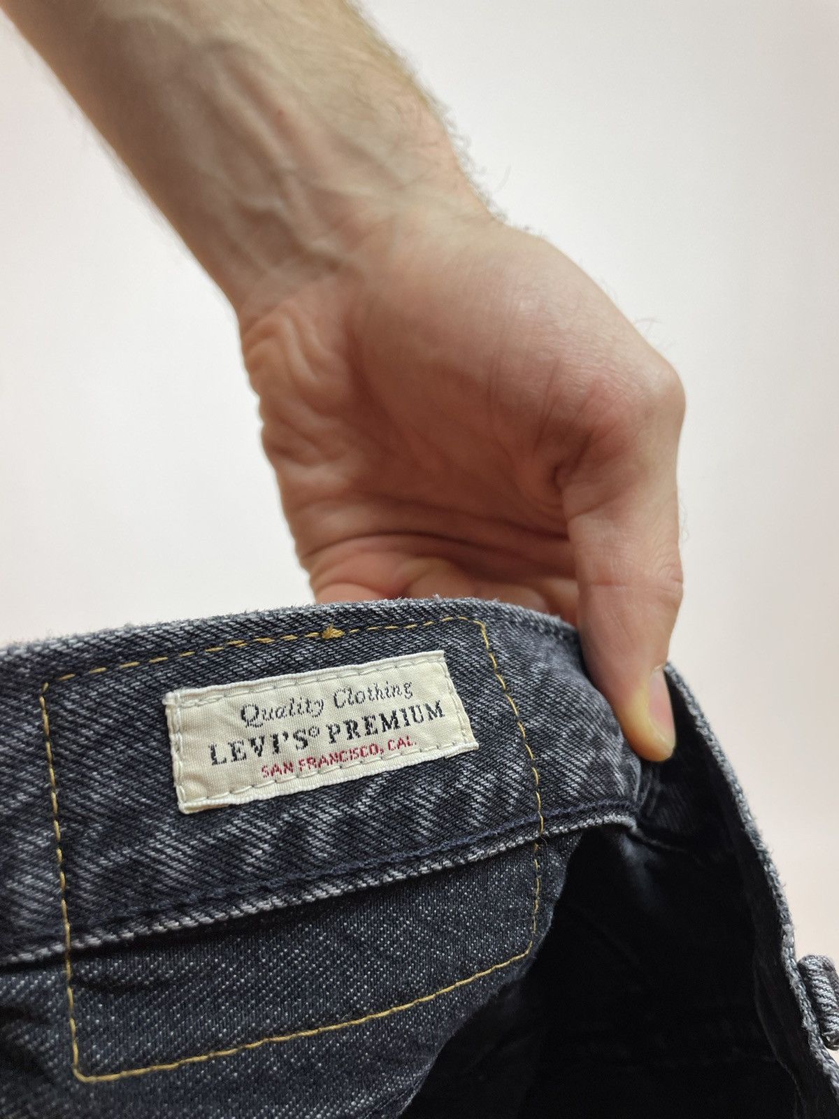 Levi's LEVIS 501 big E Jeans Washed gray Mens size w34 L32 Size US 34 / EU 50 - 13 Thumbnail