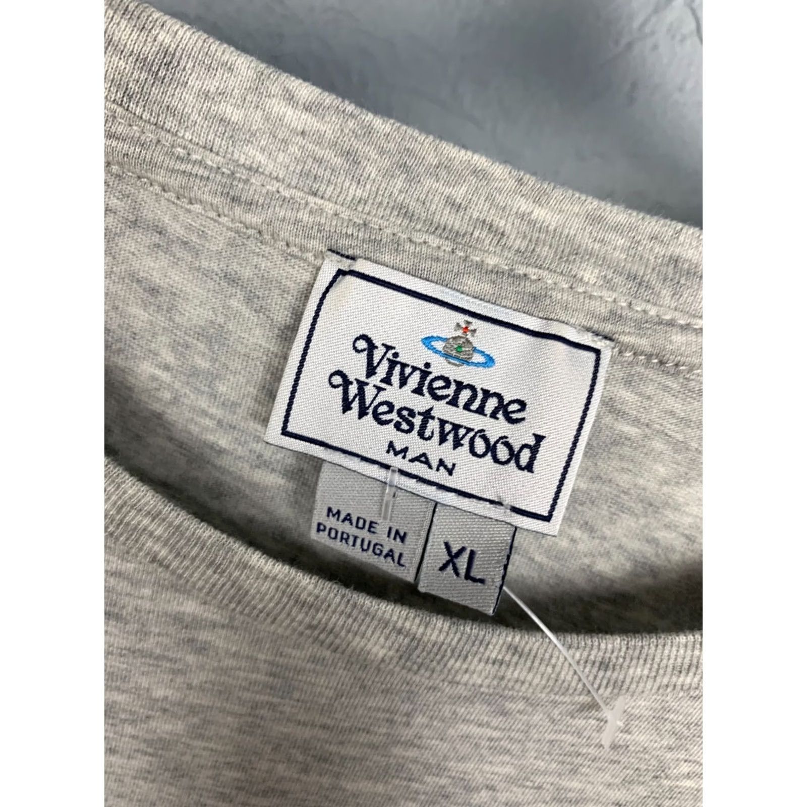 Vivienne Westwood Vivienne Westwood Mens Crew Neck T-Shirt XL Gray Size US XL / EU 56 / 4 - 3 Thumbnail