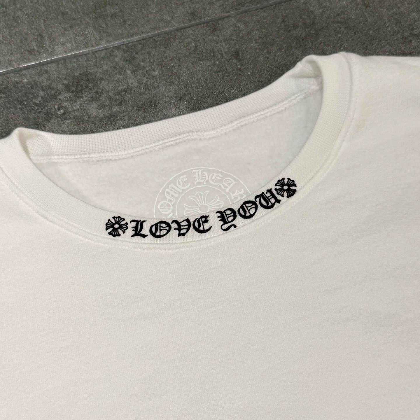 Chrome Hearts chrome hearts white crew neck sweatshirt Size US M / EU 48-50 / 2 - 5 Thumbnail