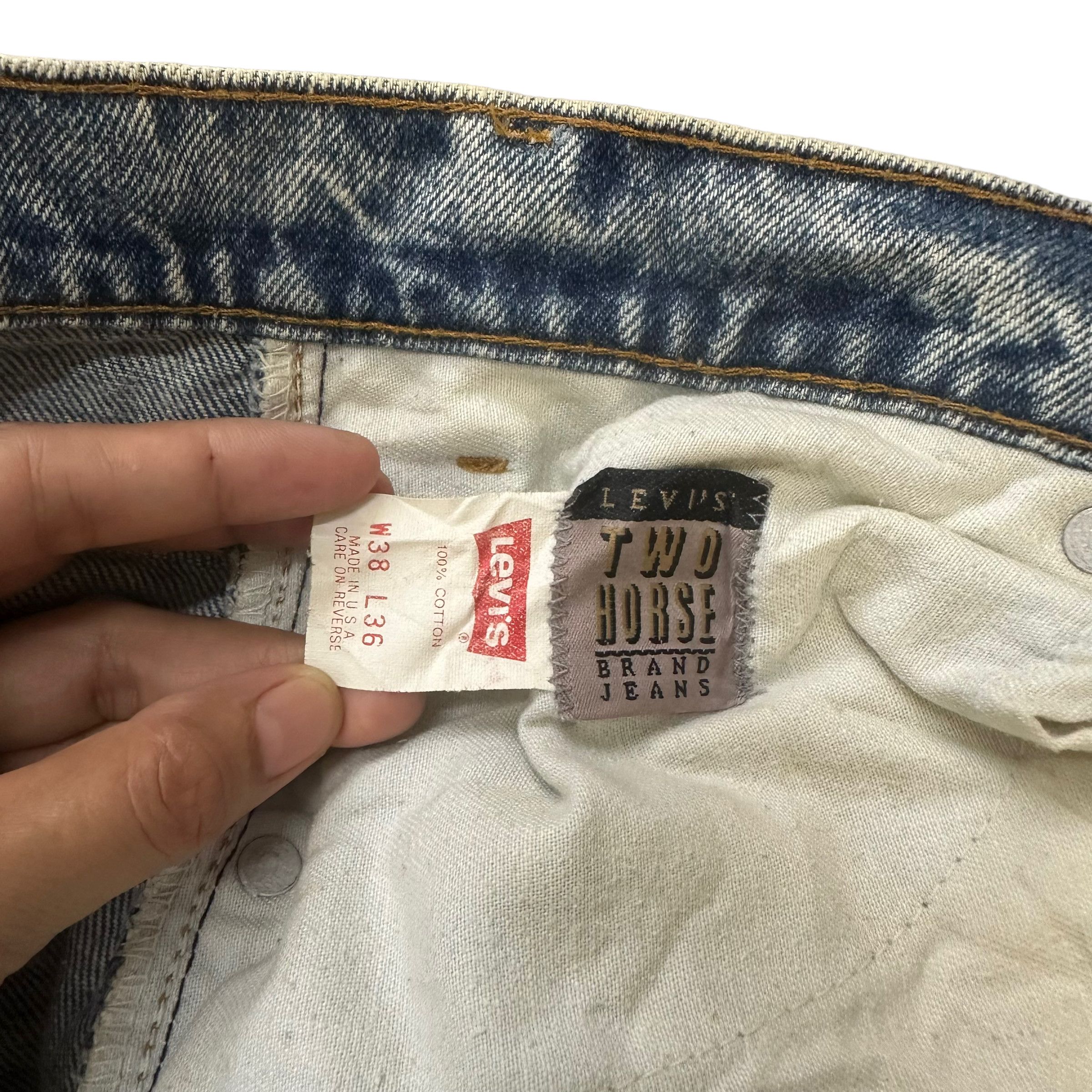 Levi's LEVIS ORANGE TAB TWO HORSE BRAND CUSTON SHORTS #8407-007 Size US 38 / EU 54 - 7 Thumbnail
