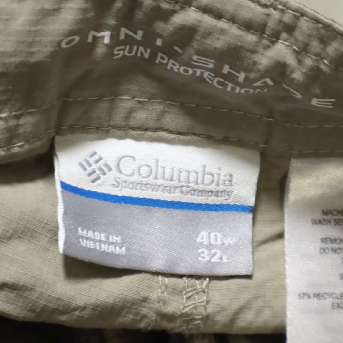 Vintage Columbia PFG Convert Nylon Shell Cargo Pants Khaki Men's 40 Size US 40 / EU 56 - 5 Thumbnail