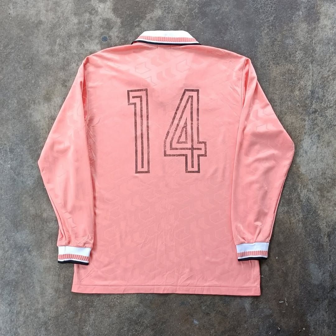 Asics × Vintage Vintage 90s Asics Long Sleeve Jersey Size US L / EU 52-54 / 3 - 3 Thumbnail