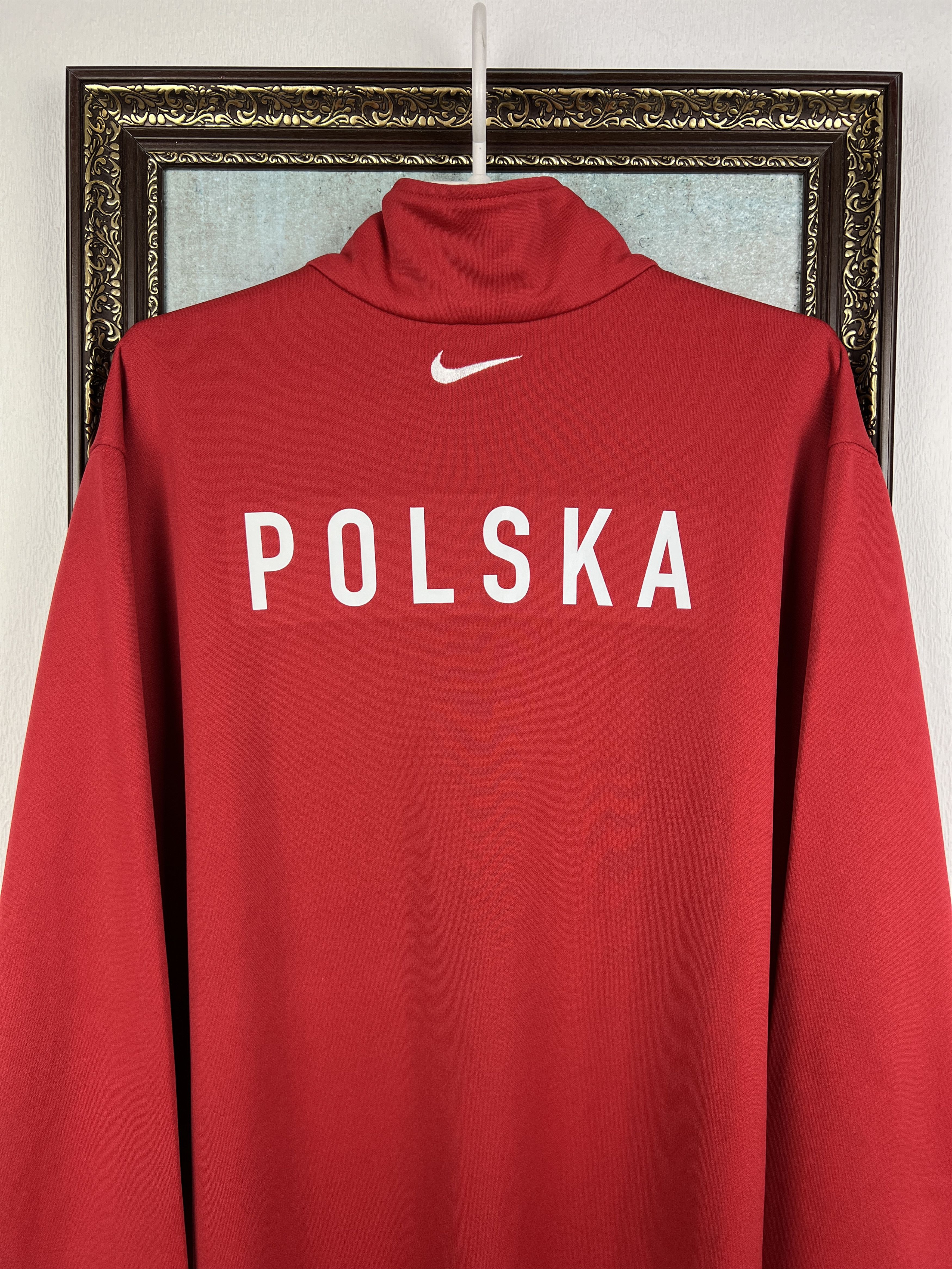 Nike Vintage Poland Football Jacket Soccer Track Top National Size US XXL / EU 58 / 5 - 9 Thumbnail