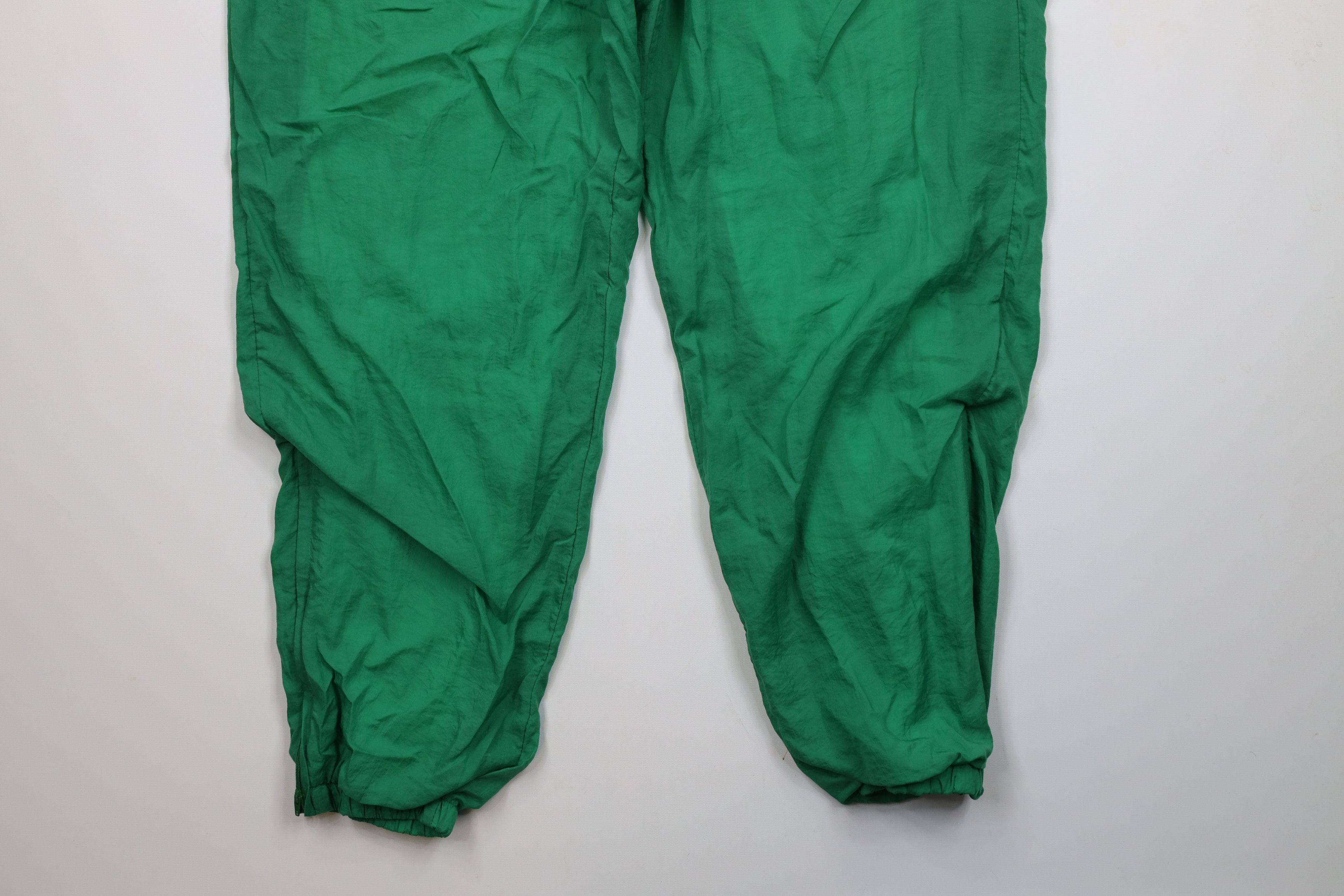 Nike × Vintage Vintage 90s Nike Scott Mini Swoosh Lined Joggers Pants Green Size US 38 / EU 54 - 4 Thumbnail