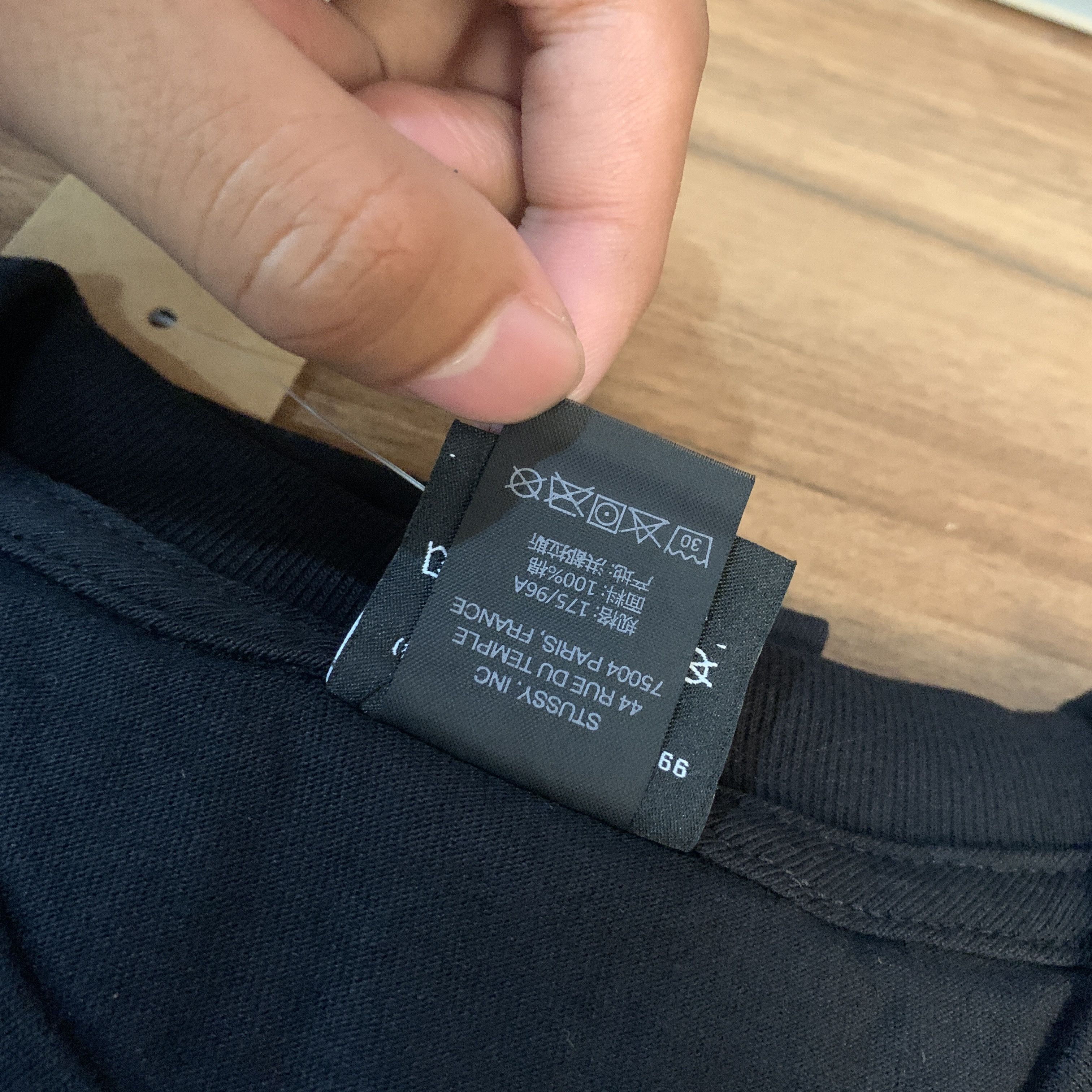 Stussy Stussy tee black Size US M / EU 48-50 / 2 - 6 Thumbnail