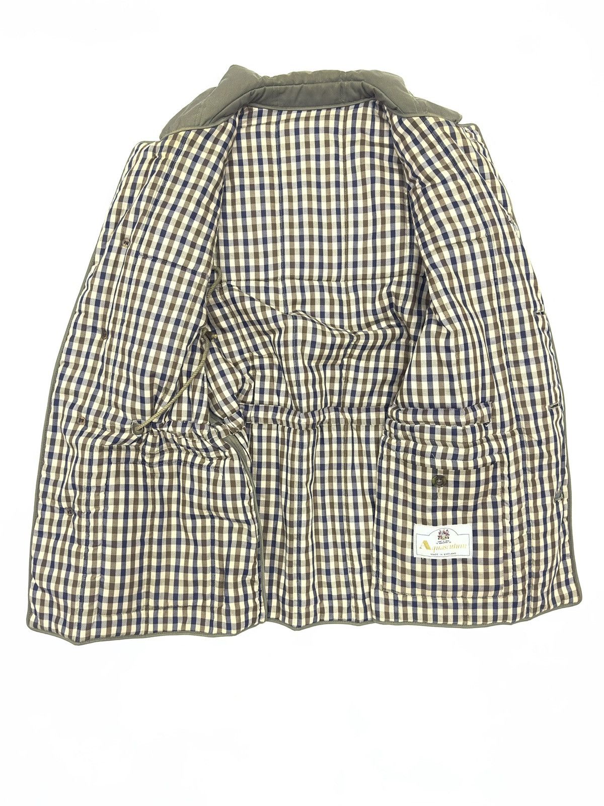 Aquascutum Vintage Aquascutum Quilted York Club Checkered Jacket Size US M / EU 48-50 / 2 - 4 Thumbnail