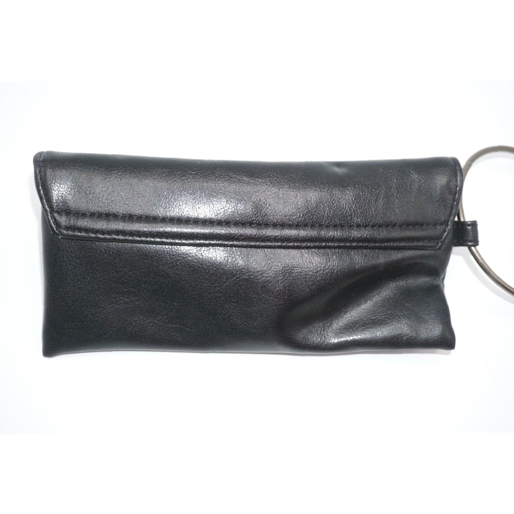 Victoria's Secret VINTAGE Victoria’s Secret Black Leather Wallet Wristlet Clutch Moto Y2K Pink Liner Wallet Wristlet in good condition Mens Women Girls Boys Size ONE SIZE - 6 Thumbnail