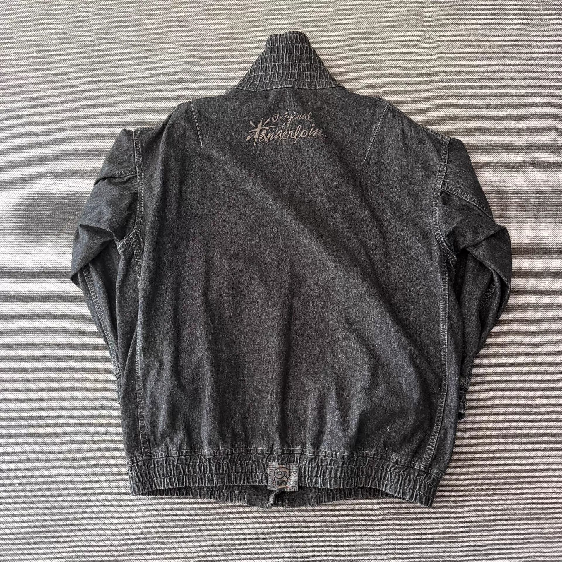 Tenderloin Tenderloin Ma1 Black Washed Denim Jacket M Size US M / EU 48-50 / 2 - 2 Thumbnail