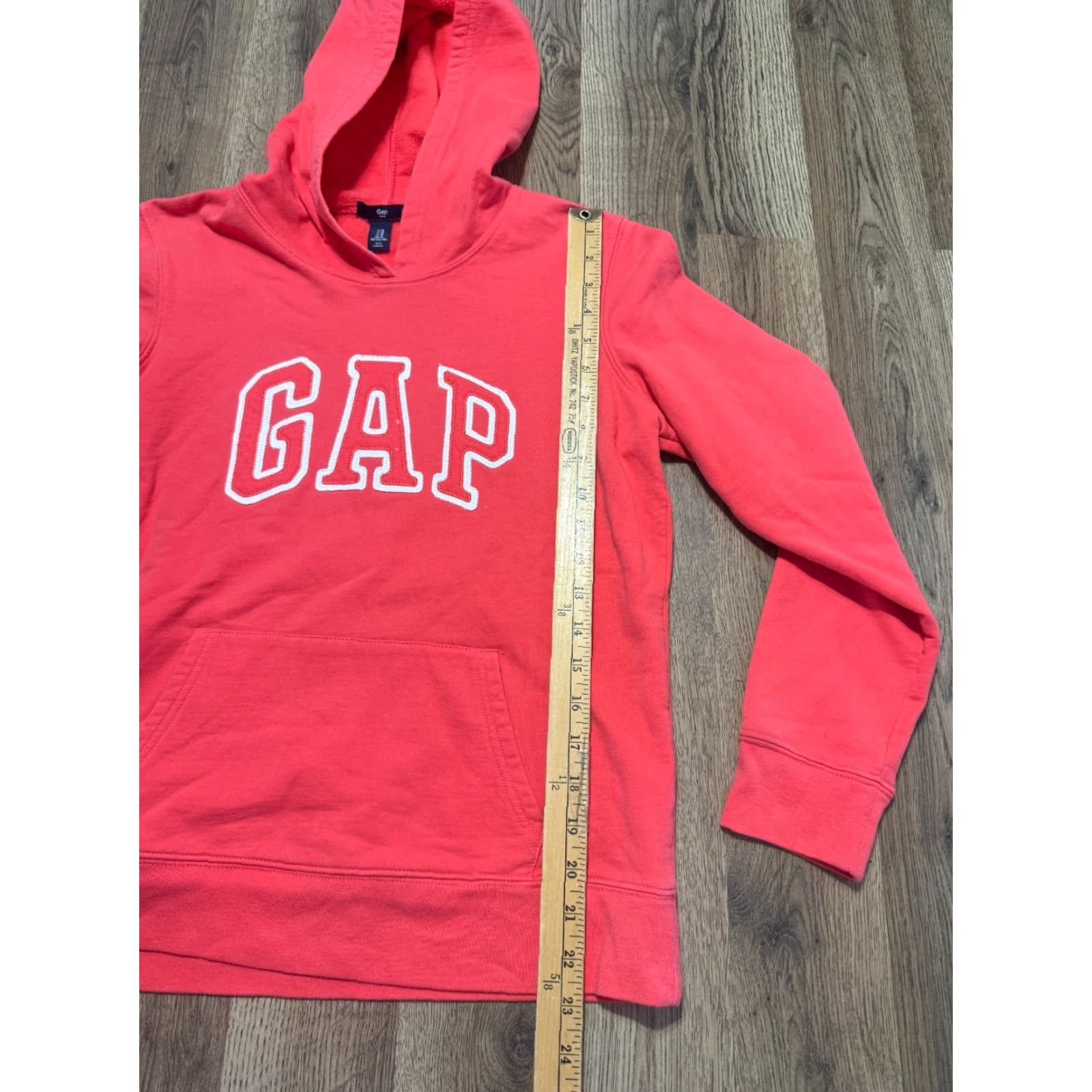 Gap GAP Hoodie Women's Medium Pink Sweatshirt Long Sleeve Pullover Regular Fit - Casual, Pullover, Fall/Spring/Summer, Modern Style, Pink Hoodie, Women Size M / US 6-8 / IT 42-44 - 4 Thumbnail