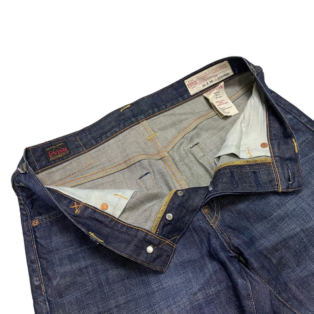 Evisu Evisu Osaka Japan Lot 2007 denim Size US 33 - 6 Thumbnail