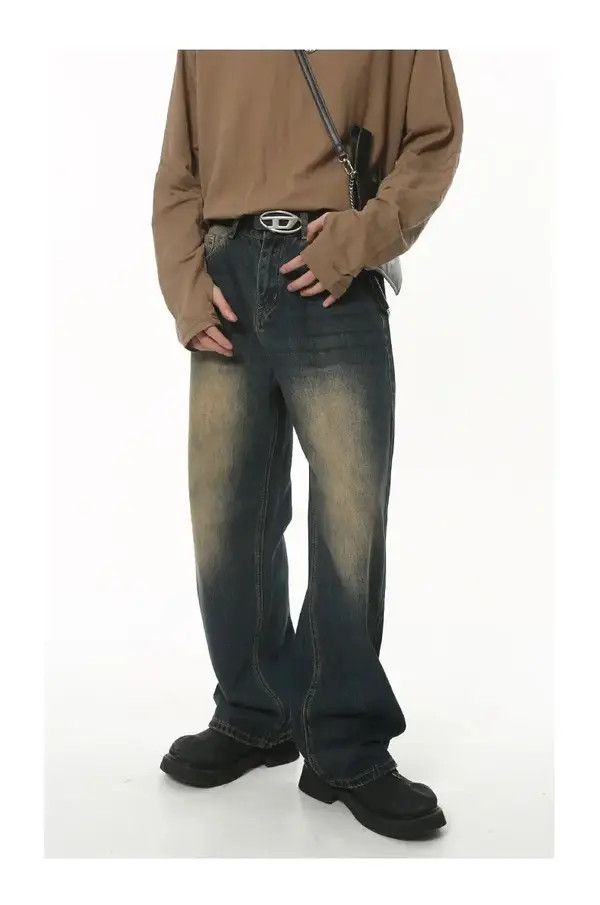 Jean Himejima x Nan Loose wide-leg vintage distressed jeans y2k Size US 32 / EU 48 - 4 Thumbnail