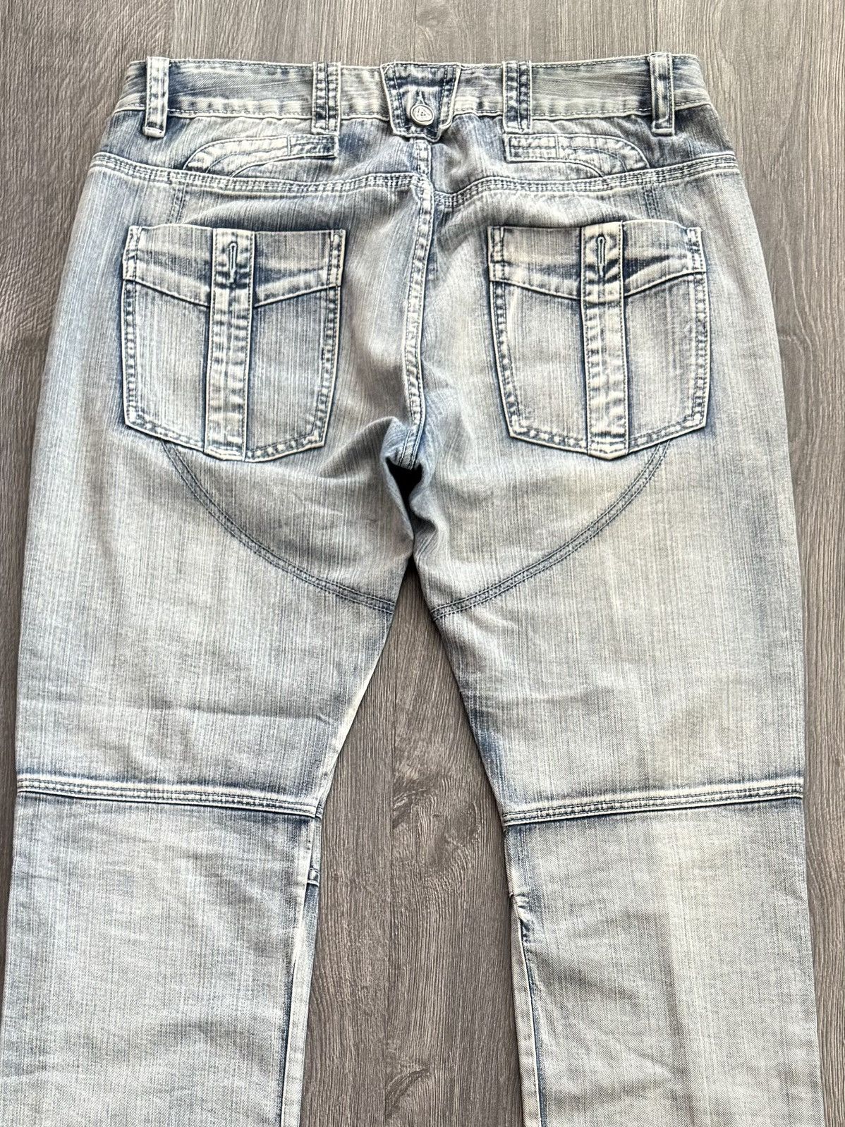 Japanese Brand Y2K Vintage Japanese Washed Zip Jeans Size US 34 / EU 50 - 7 Thumbnail