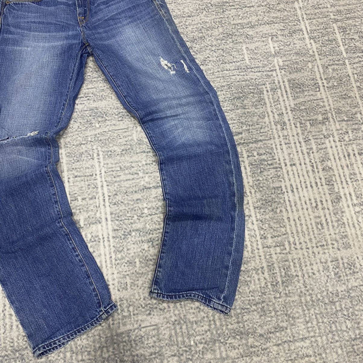 Beauty Beast × Japanese Brand × Vintage Sickk☠️ JCrew Ripped Vintage Washed Jeans 90s Size US 31 - 4 Thumbnail