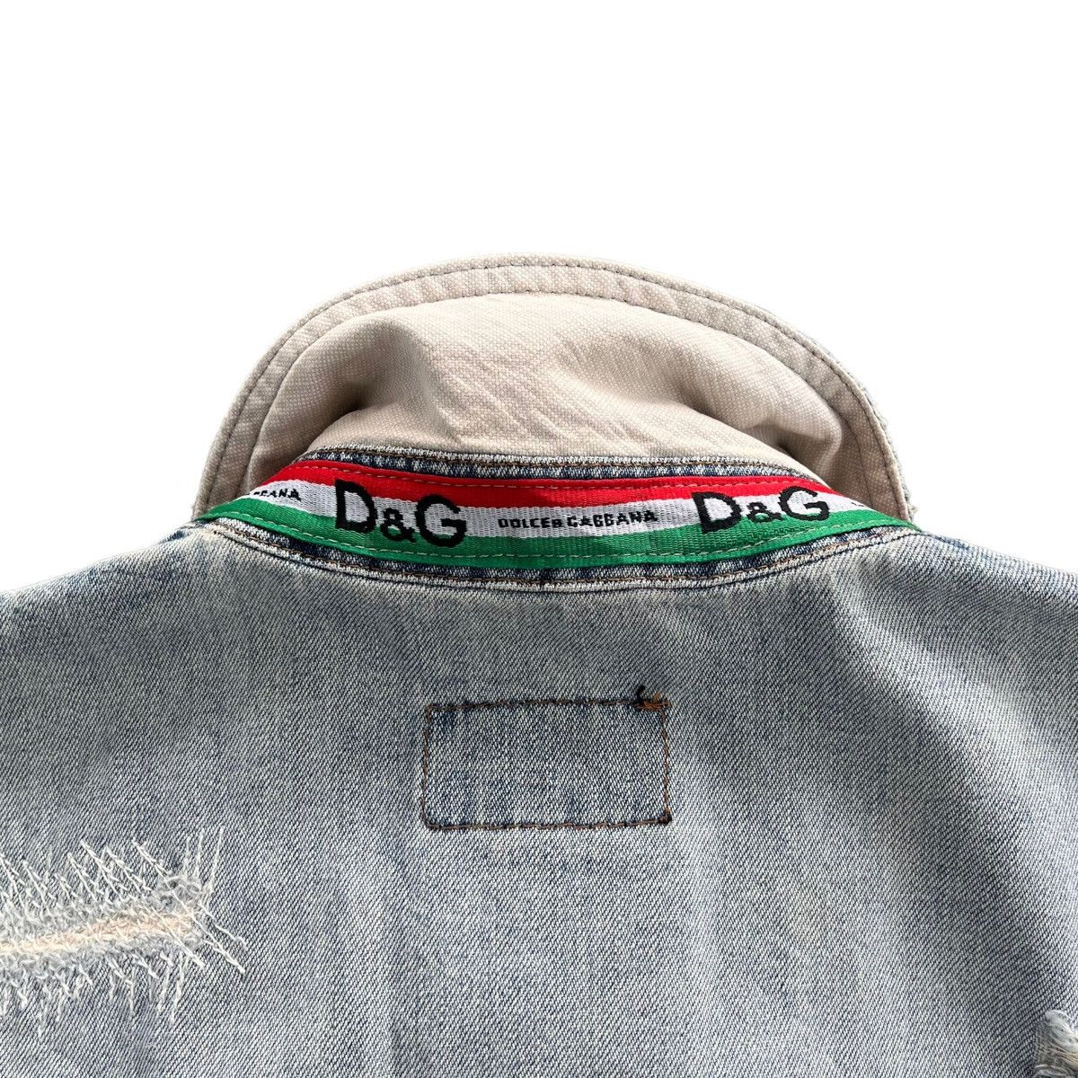 Dolce & Gabbana × Japanese Brand Archive Dolce and Gabbana Washed Denim Jacket Size US M / EU 48-50 / 2 - 8 Thumbnail