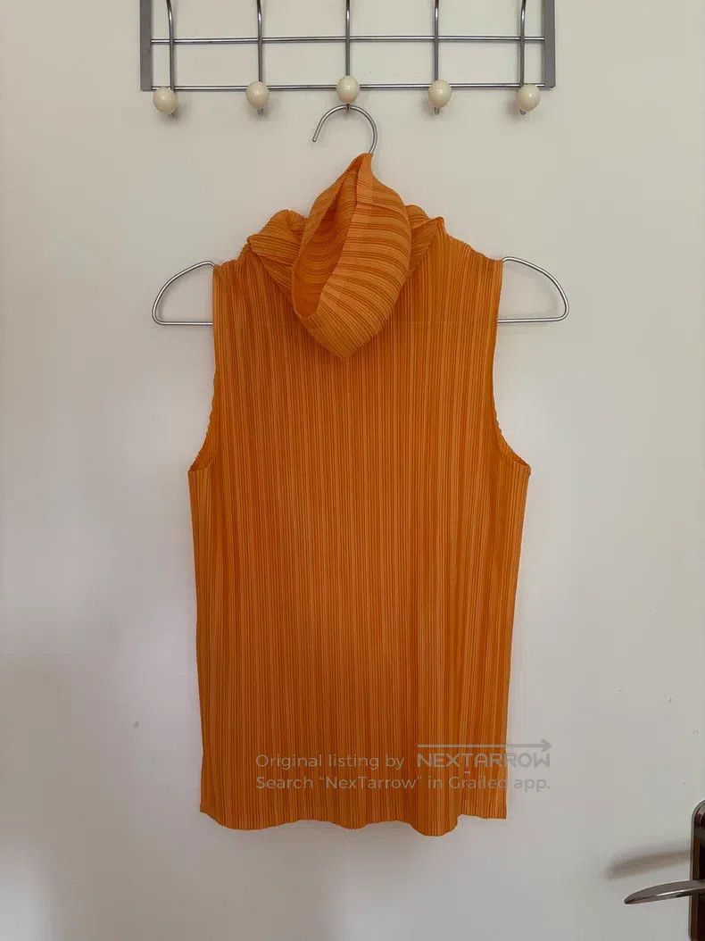 Issey Miyake Issey Miyake Orange Tank Top Size S / US 4 / IT 40 - 1 Thumbnail