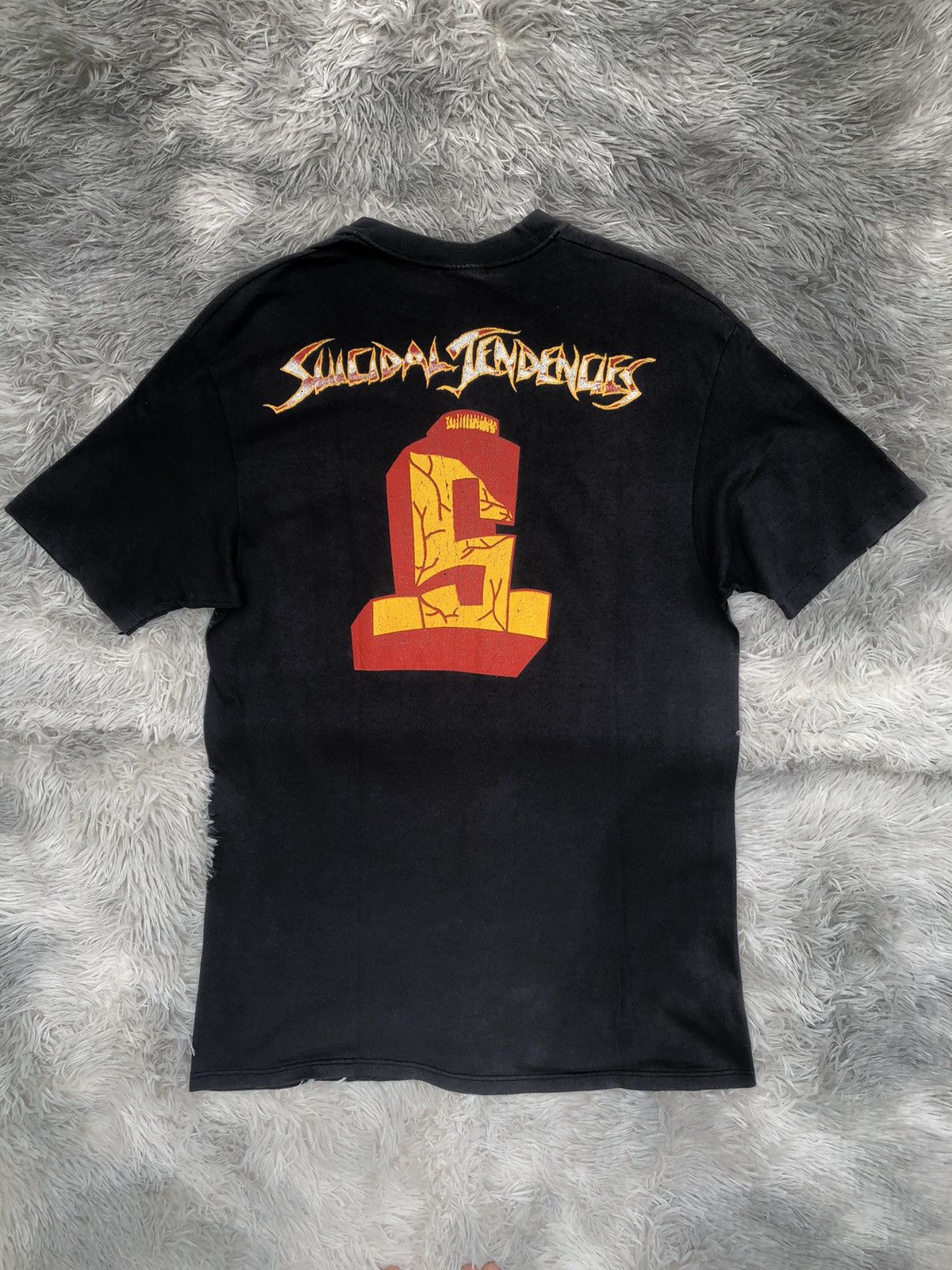 Band Tees × Vintage vintage 1989 suicidal tendecies join the army shirt Size US XL / EU 56 / 4 - 6 Thumbnail