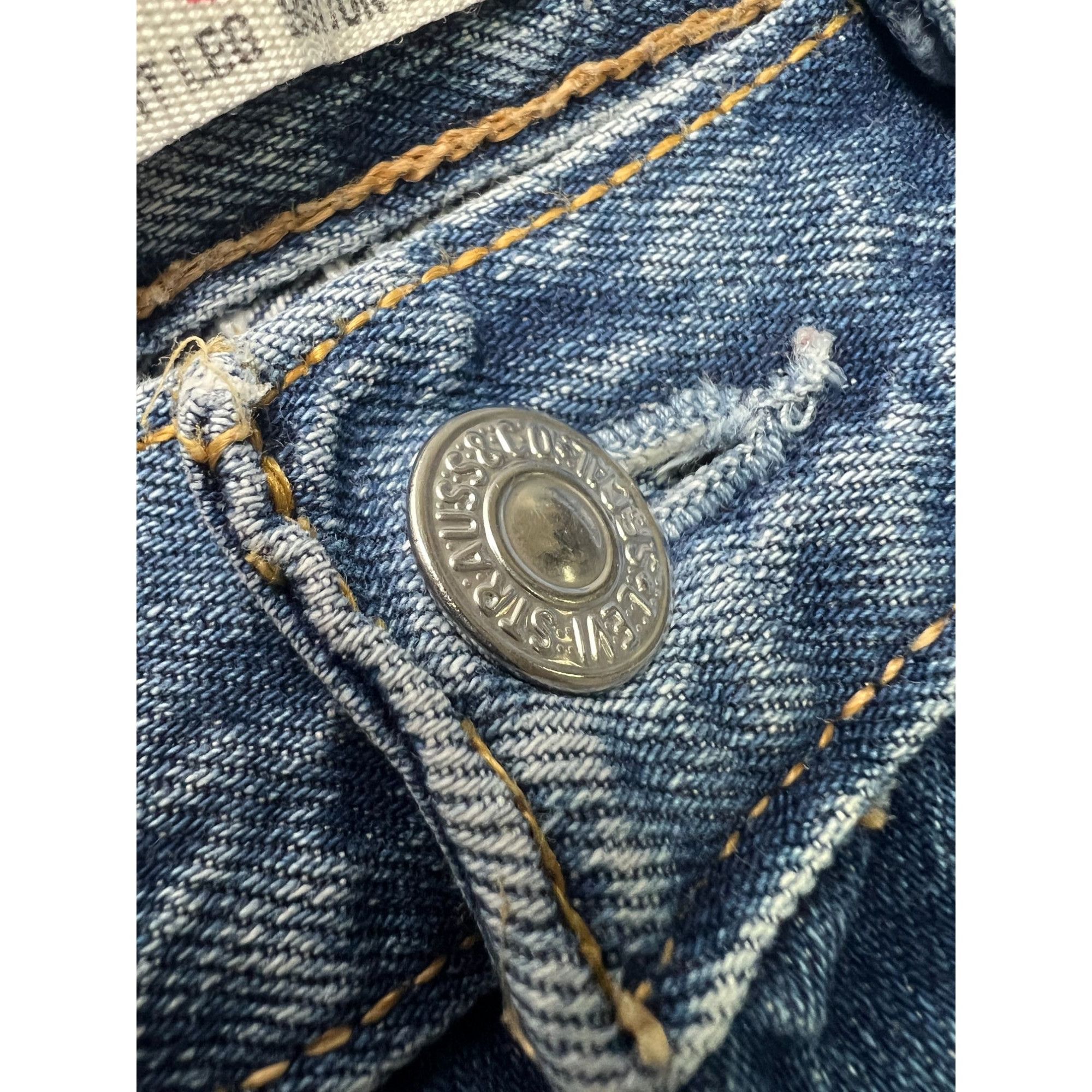 Levi's Levi’s 501 Distressed Denim Jeans Pants (Y1061) Size US 32 / EU 48 - 6 Thumbnail