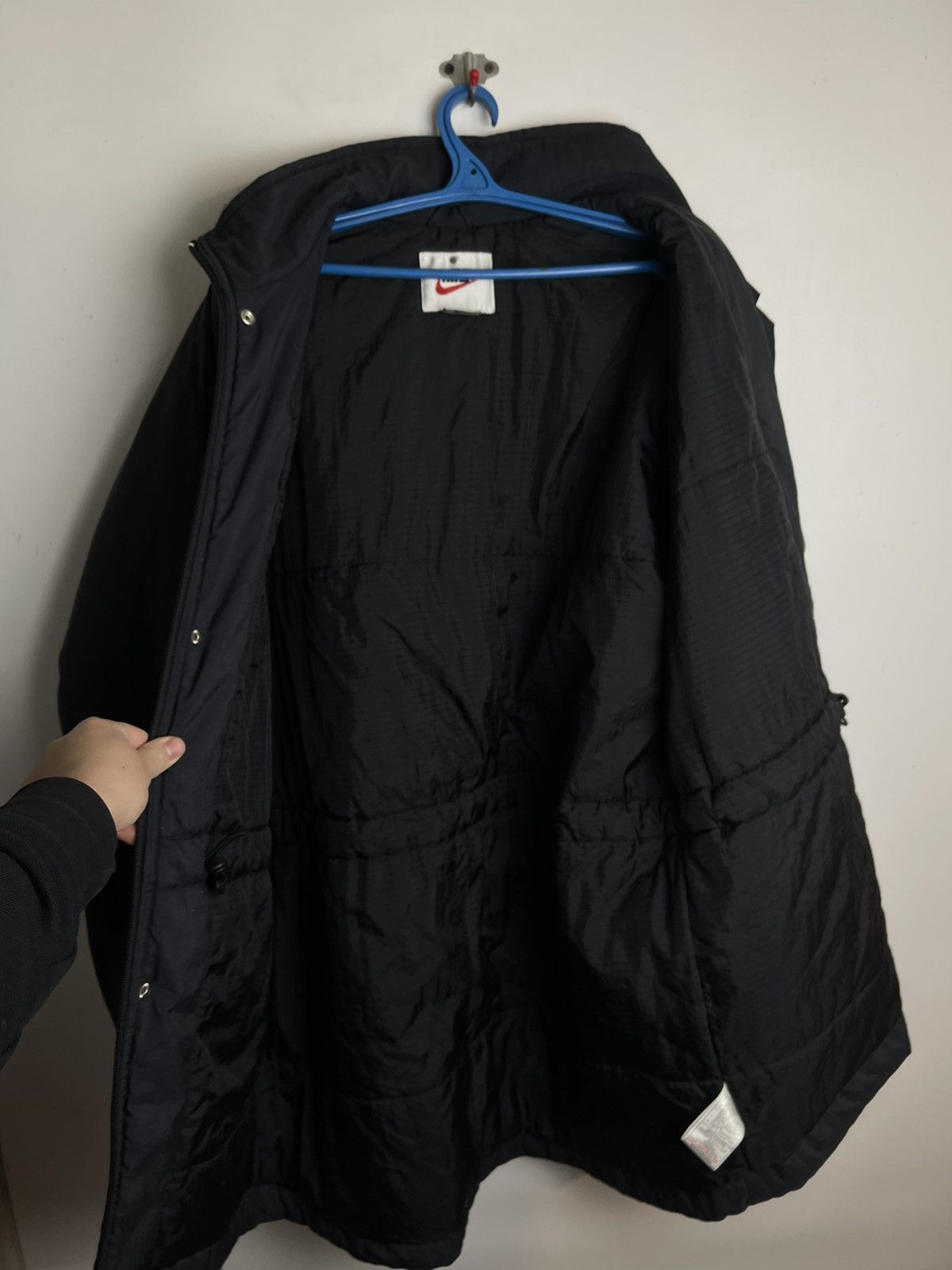 Vintage Rare 90's Vintage Nike Down Puffer Jacket Big Swoosh Logo Size US XL / EU 56 / 4 - 13 Thumbnail