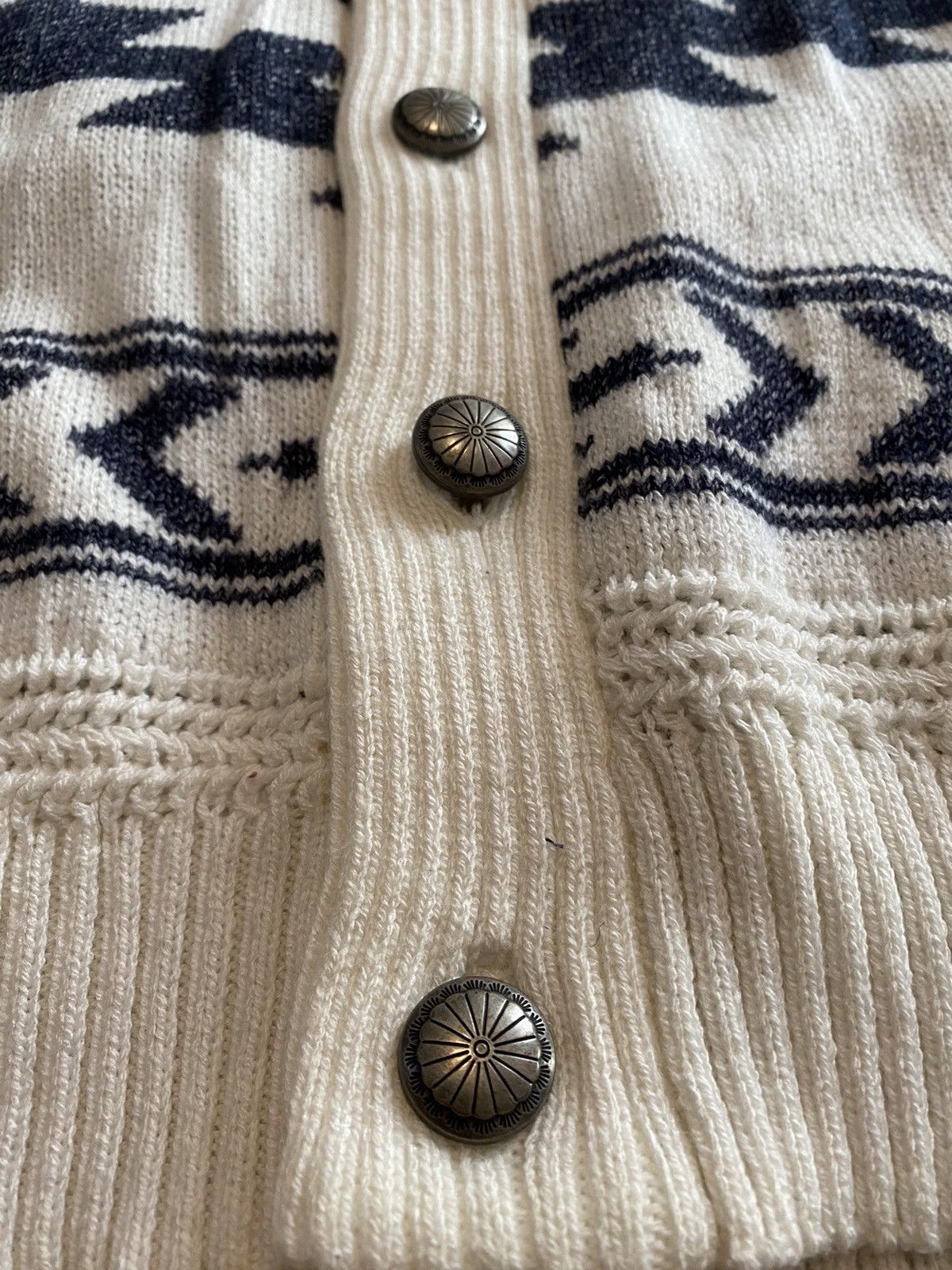 Japanese Brand × Wacko Maria JAPANESE BRAND 90’s CHIMYO FLEECE KNIT CARDIGAN Size US L / EU 52-54 / 3 - 4 Thumbnail