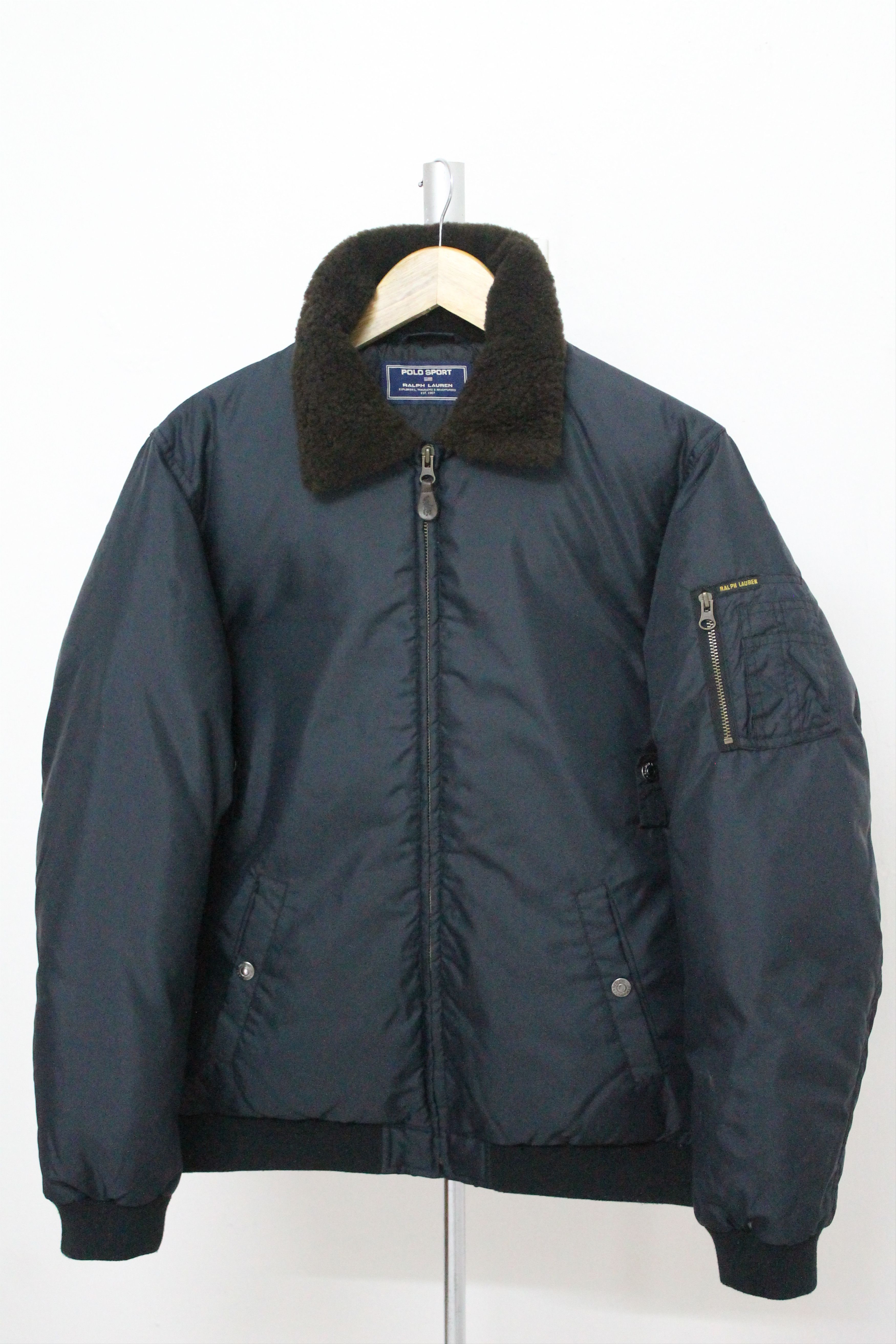 Polo Ralph Lauren Vintage 90's POLO SPORT RALPH LAUREN Bomber Jacket. Size US S / EU 44-46 / 1 - 2 Thumbnail