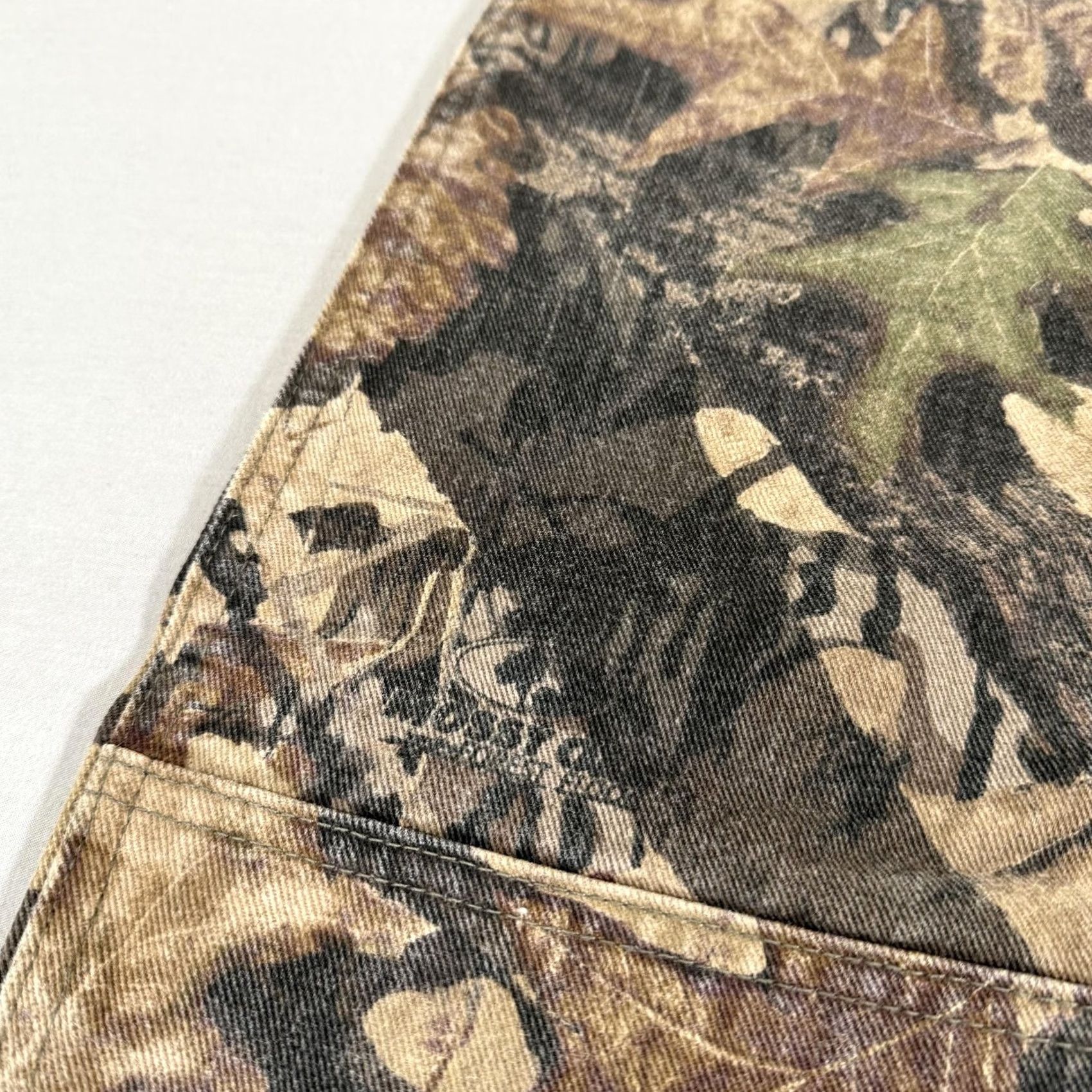 Wrangler VINTAGE Wrangler Jeans Men 36x30 Mossy Oak Forest Floor Camo Denim Pants Double Knee 90s Size US 36 / EU 52 - 3 Thumbnail