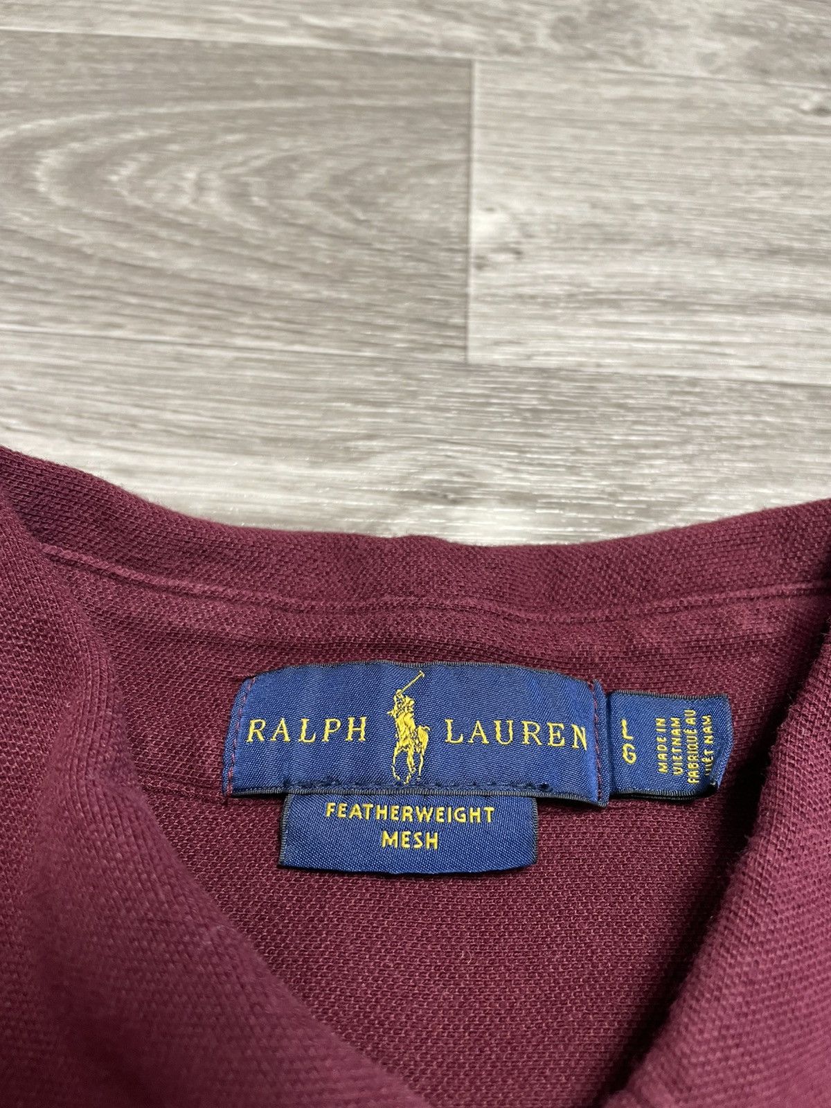 Polo Ralph Lauren Polo Ralph Lauren Long Sleeve Featherweight Mesh Shirt Size US L / EU 52-54 / 3 - 8 Thumbnail