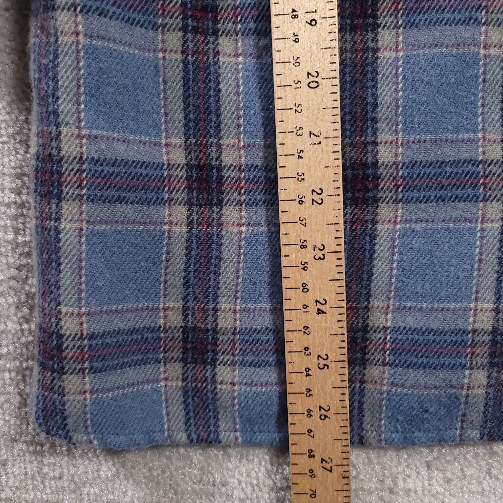 CO VINTAGE NY & CO Plaid Wool Blend Snap Shirt Shacket L/S Men’s Small Blue Wool Blend 90s Outdoor Womens? Size US S / EU 44-46 / 1 - 7 Thumbnail