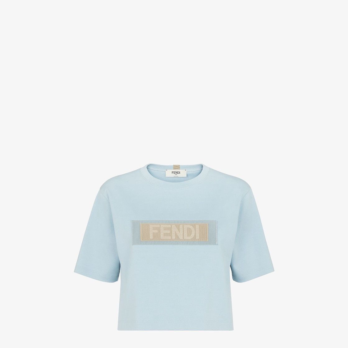 Fendi o1s1wg110925 T-Shirt in Light Blue Size S / US 4 / IT 40 - 1 Thumbnail