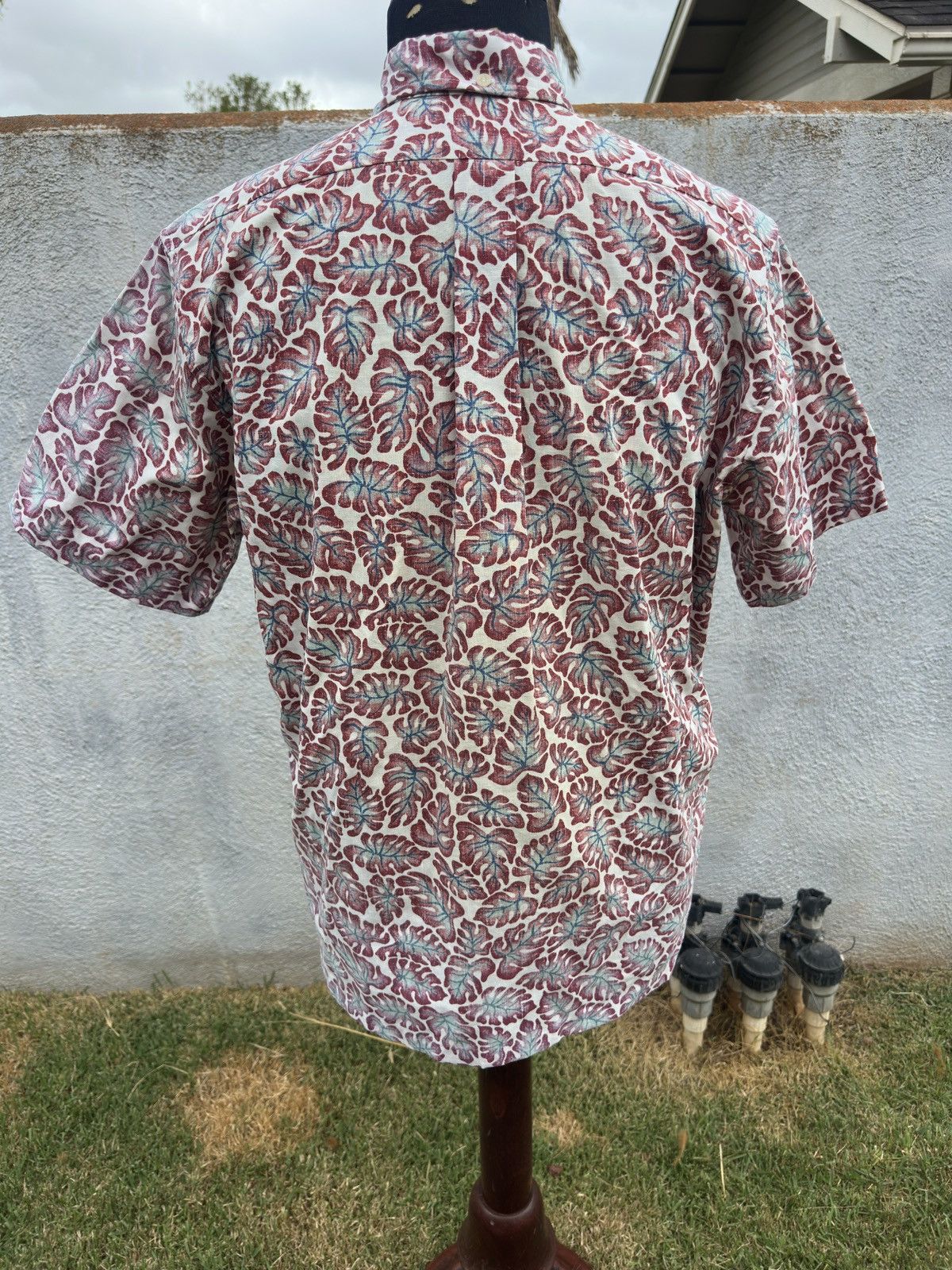 Reyn Spooner PreOwned Reyn Spooner Red Hawaiian Print 3/4 Button Men's M Size US M / EU 48-50 / 2 - 2 Thumbnail