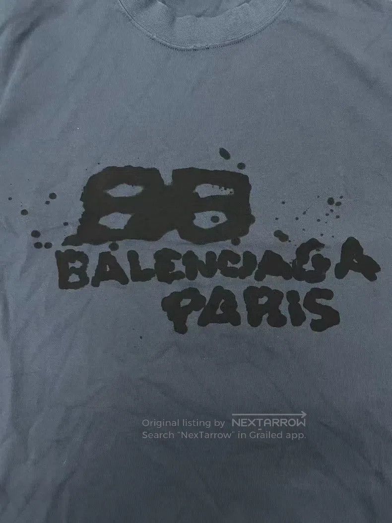 Balenciaga Balenciaga Letter Print Casual Crew Neck Short Sleeve T-Sh Size US XS / EU 42 / 0 - 3 Thumbnail