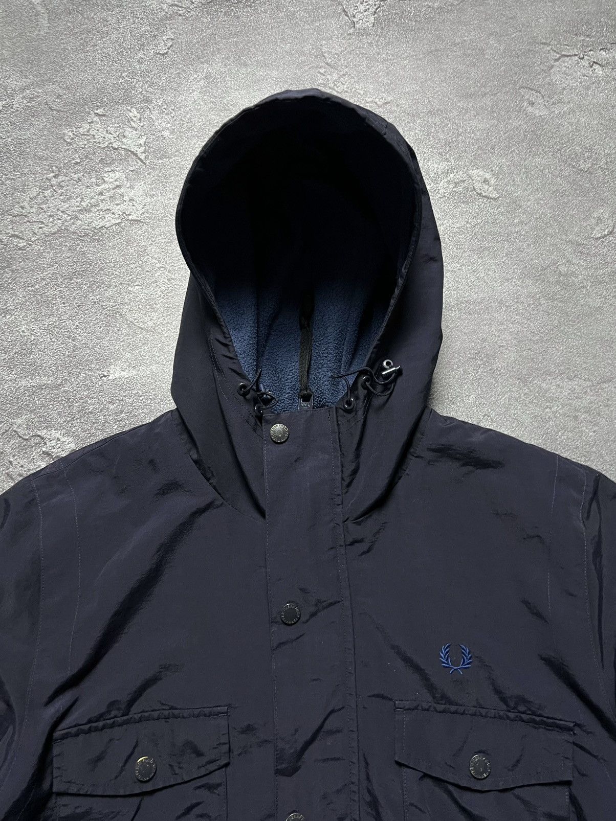 Fred Perry Vintage Fred Perry Parka Multi Pocket Jacket Big Logo S Size US S / EU 44-46 / 1 - 2 Thumbnail