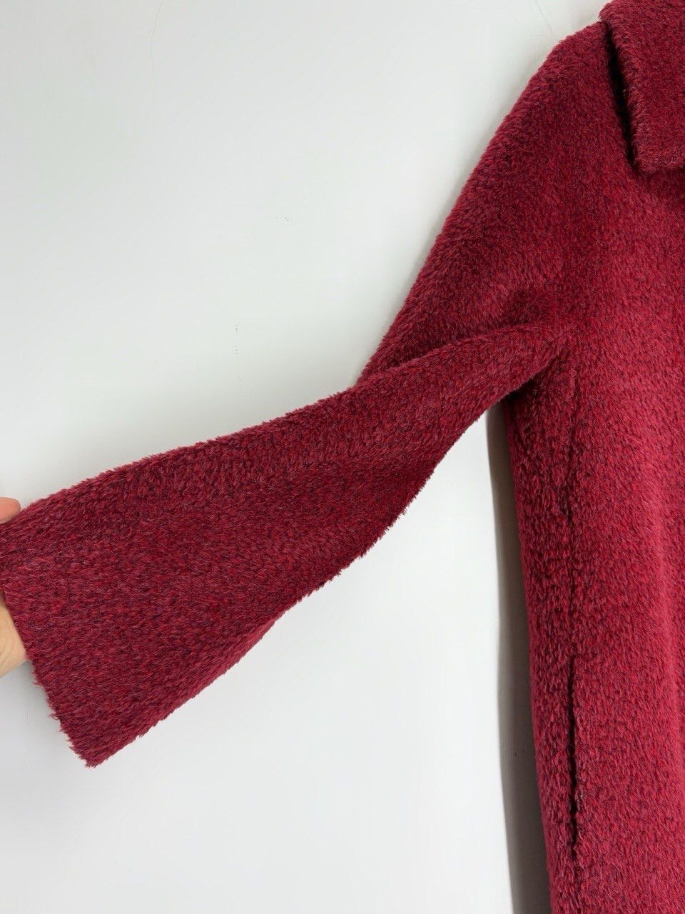Max Mara Max Mara Studio Vintage Alpaca Wool Hot Red Coat High Collar Size M / US 6-8 / IT 42-44 - 8 Thumbnail