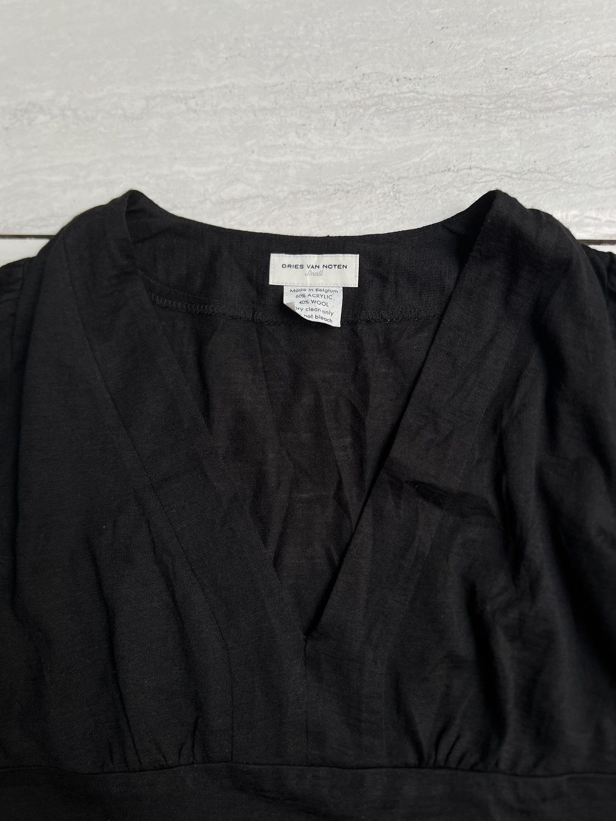 Dries Van Noten Dries Van Noten Black Tops Size US XS / EU 42 / 0 - 4 Thumbnail