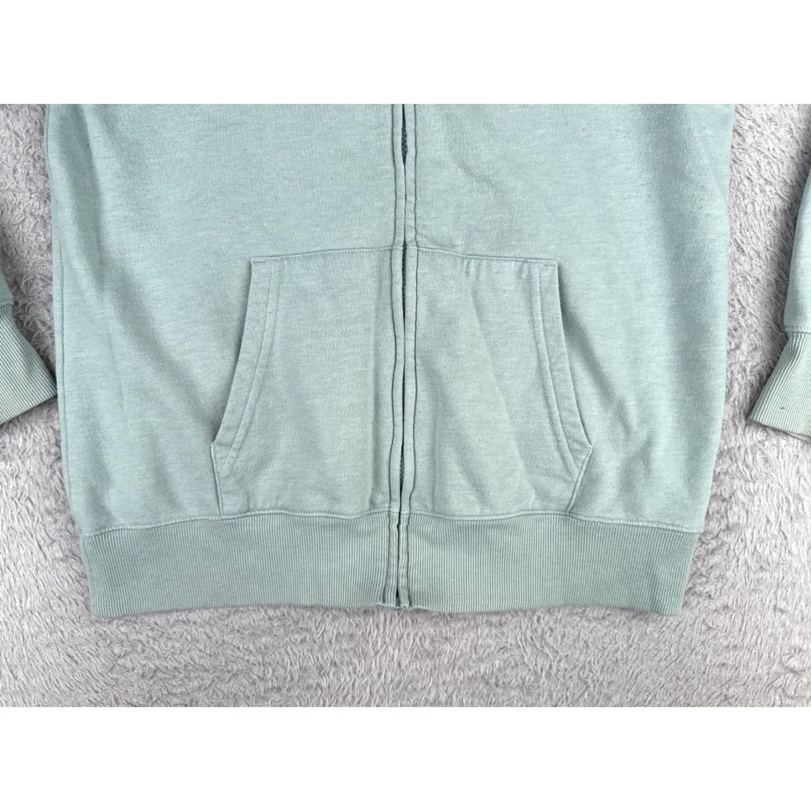 The North Face The North Face Hoodie Womens S Teal Blue Full Zip Cotton Blend Pockets Logo Regular Size Size S / US 4 / IT 40 - 5 Thumbnail