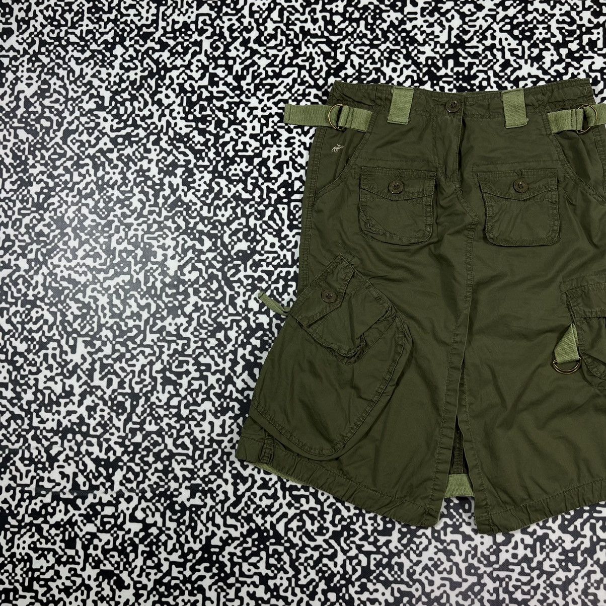 Abercrombie & Fitch Vintage Y2K Abercrombie Fitch Cargo Utility Style Skirt Size 26" / US 2 / IT 38 - 3 Thumbnail