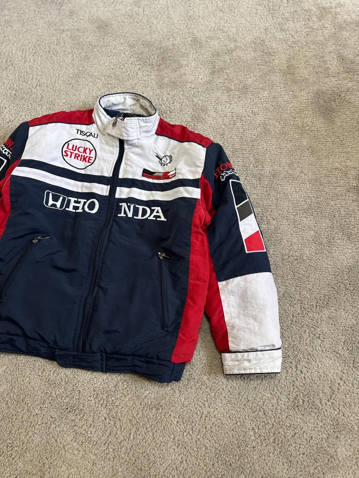 Honda Honda Lucky Strike Racing Jacket Sz L Size US L / EU 52-54 / 3 - 4 Thumbnail