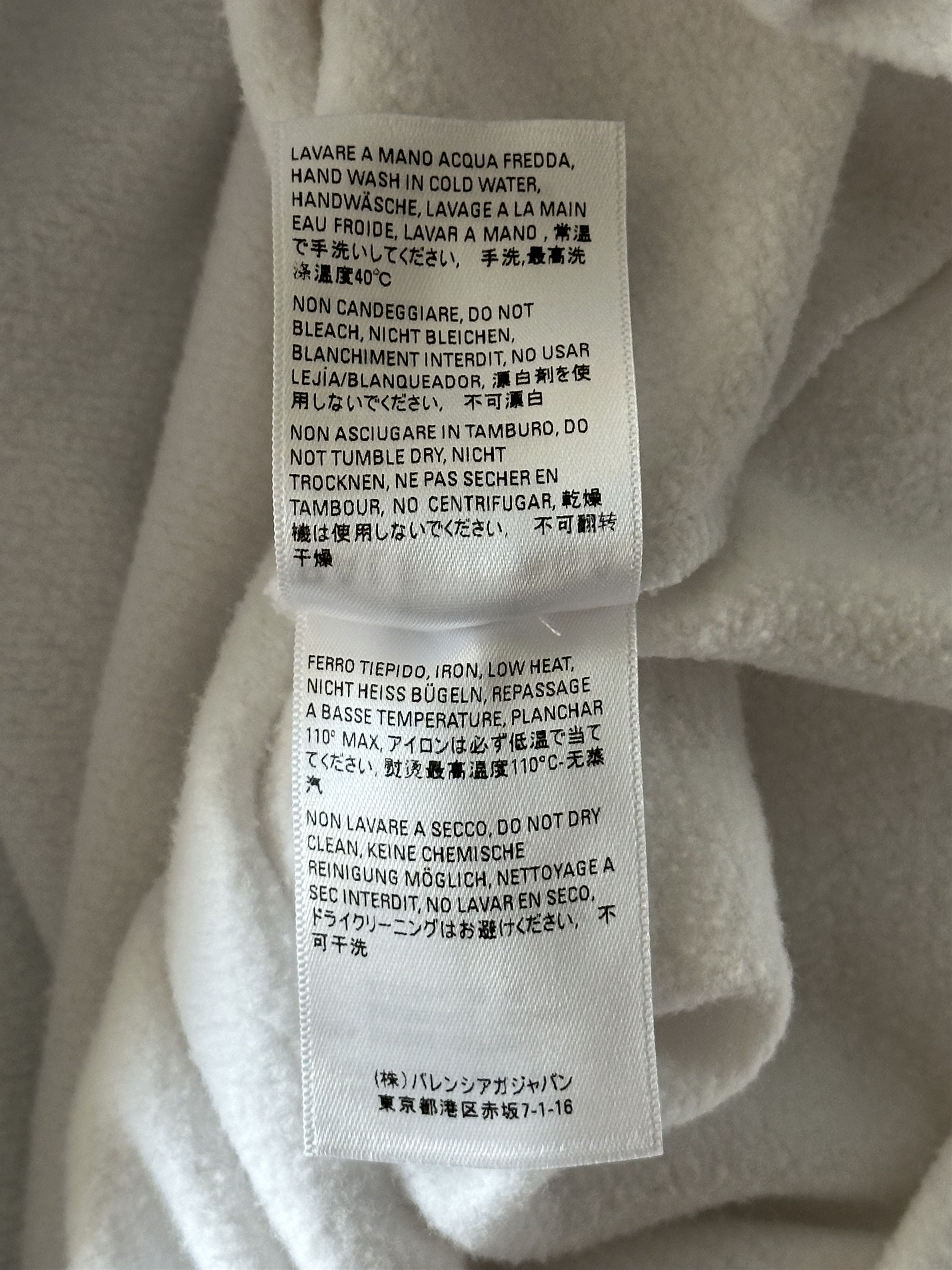 Balenciaga Balenciaga White & Black Pixel Logo Hoodie Size US L / EU 52-54 / 3 - 5 Thumbnail
