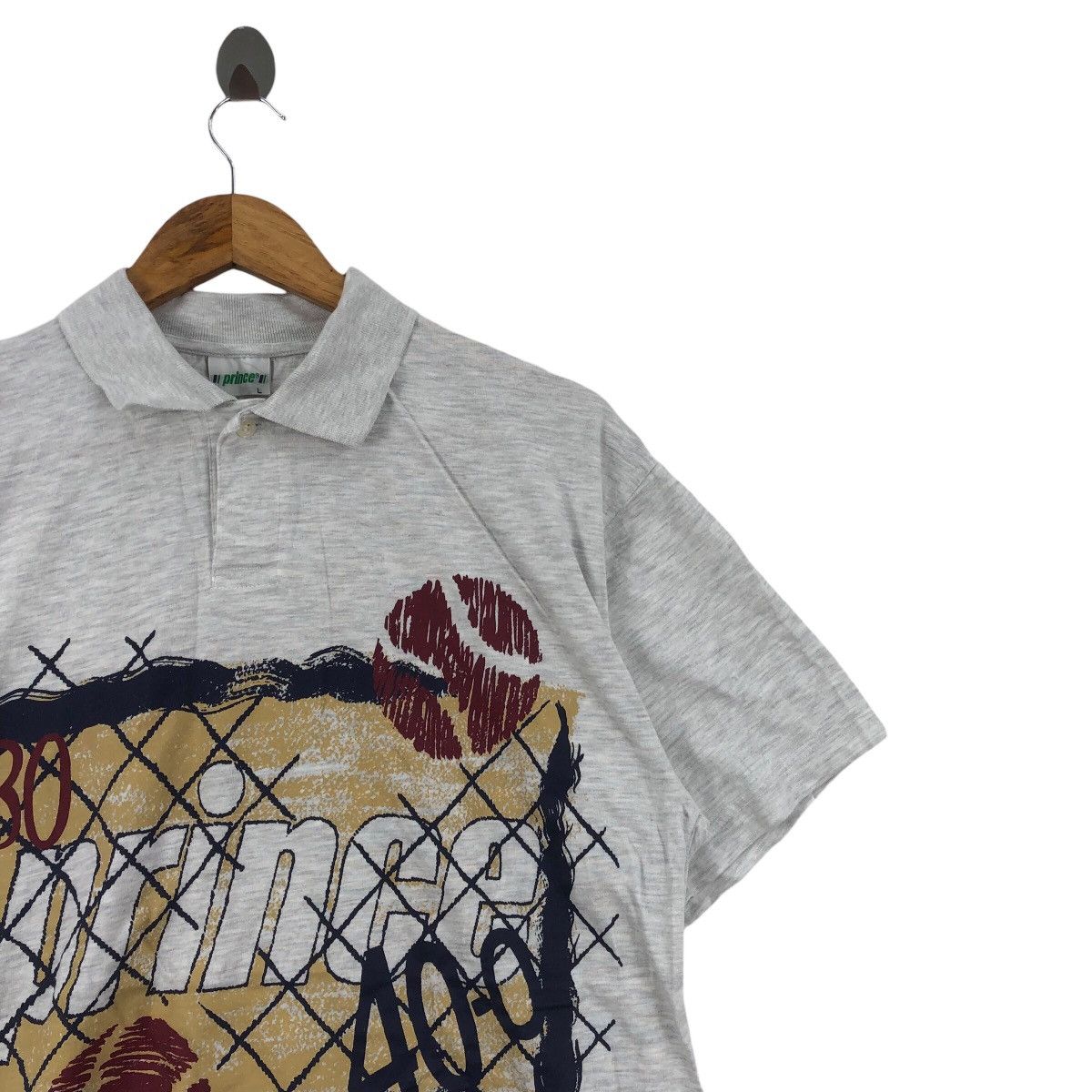 Prince Vintage PRINCE SPORTS Tennis By Daiwa Polo Shirt Size US L / EU 52-54 / 3 - 4 Thumbnail