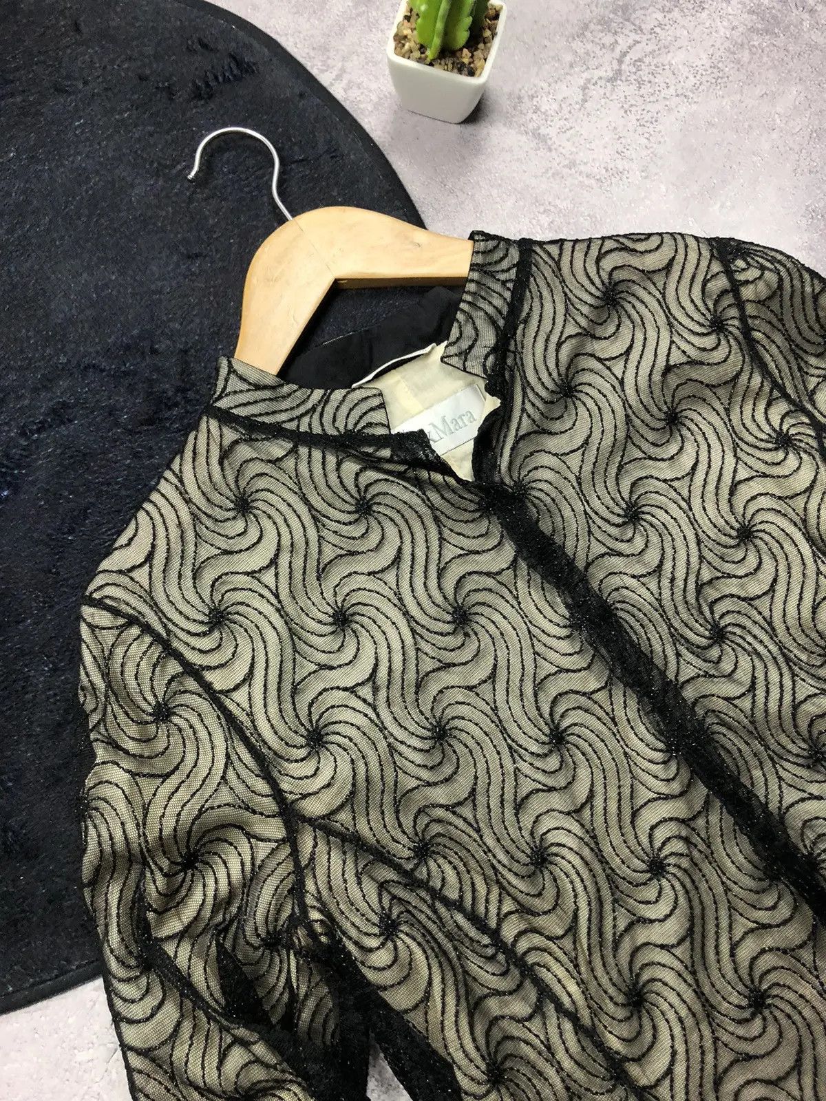 Max Mara MAX MARA Made in Italy Longsleeve Blazer With Patterns Y2k Size S / US 4 / IT 40 - 4 Thumbnail