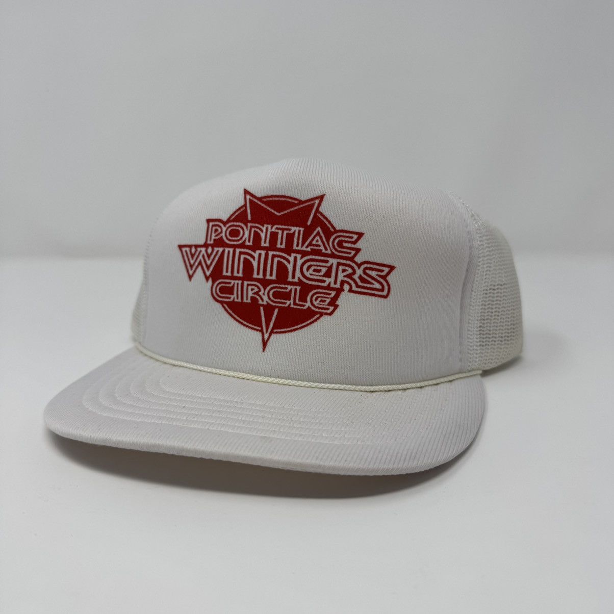 Vintage VINTAGE Polyester Mesh Back Pontiac Winners Circle Snapback Size ONE SIZE - 1 Thumbnail
