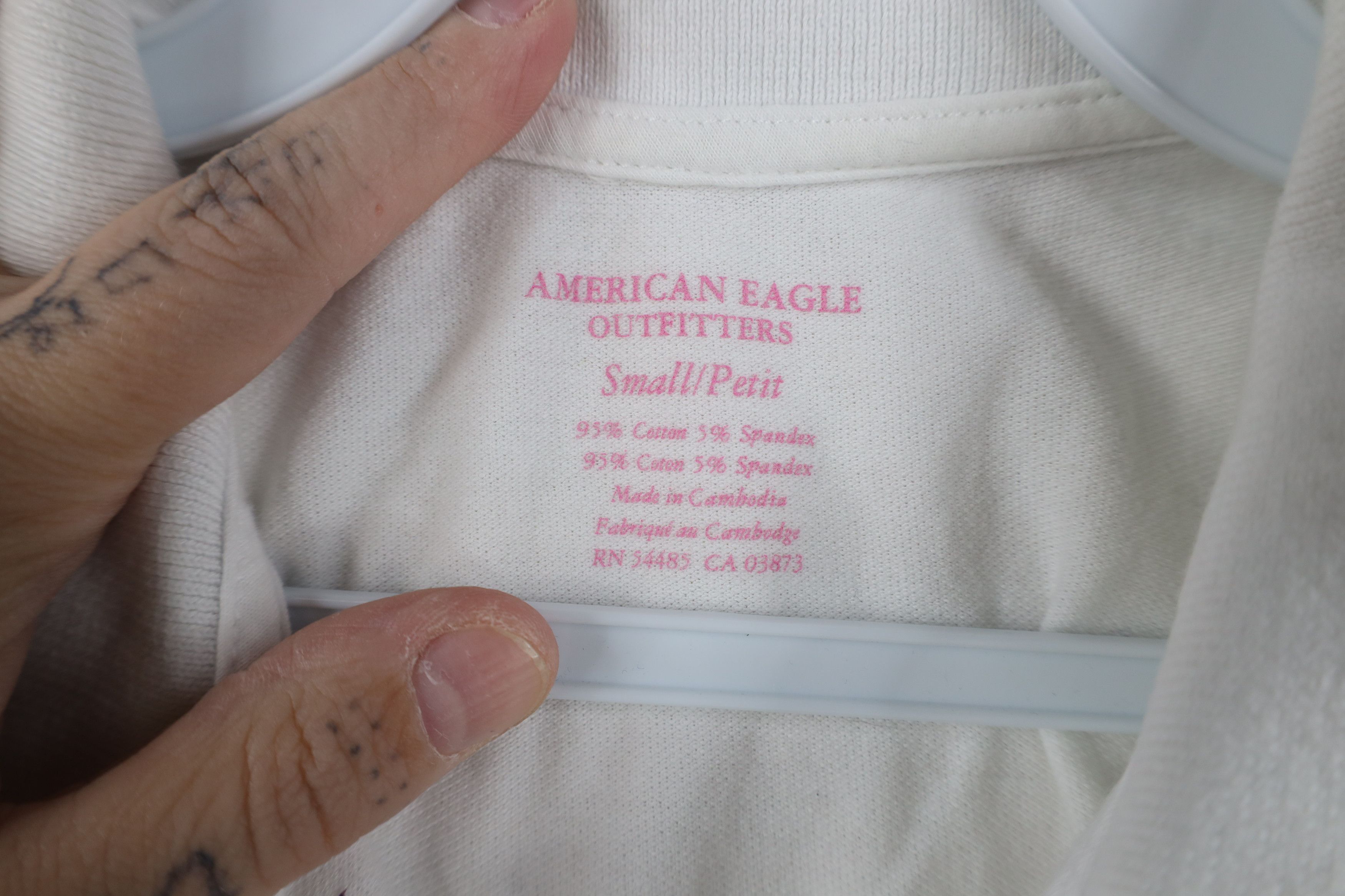 American Eagle Outfitters Vintage Y2K American Eagle Outfitters Striped Polo Shirt Size S / US 4 / IT 40 - 10 Thumbnail