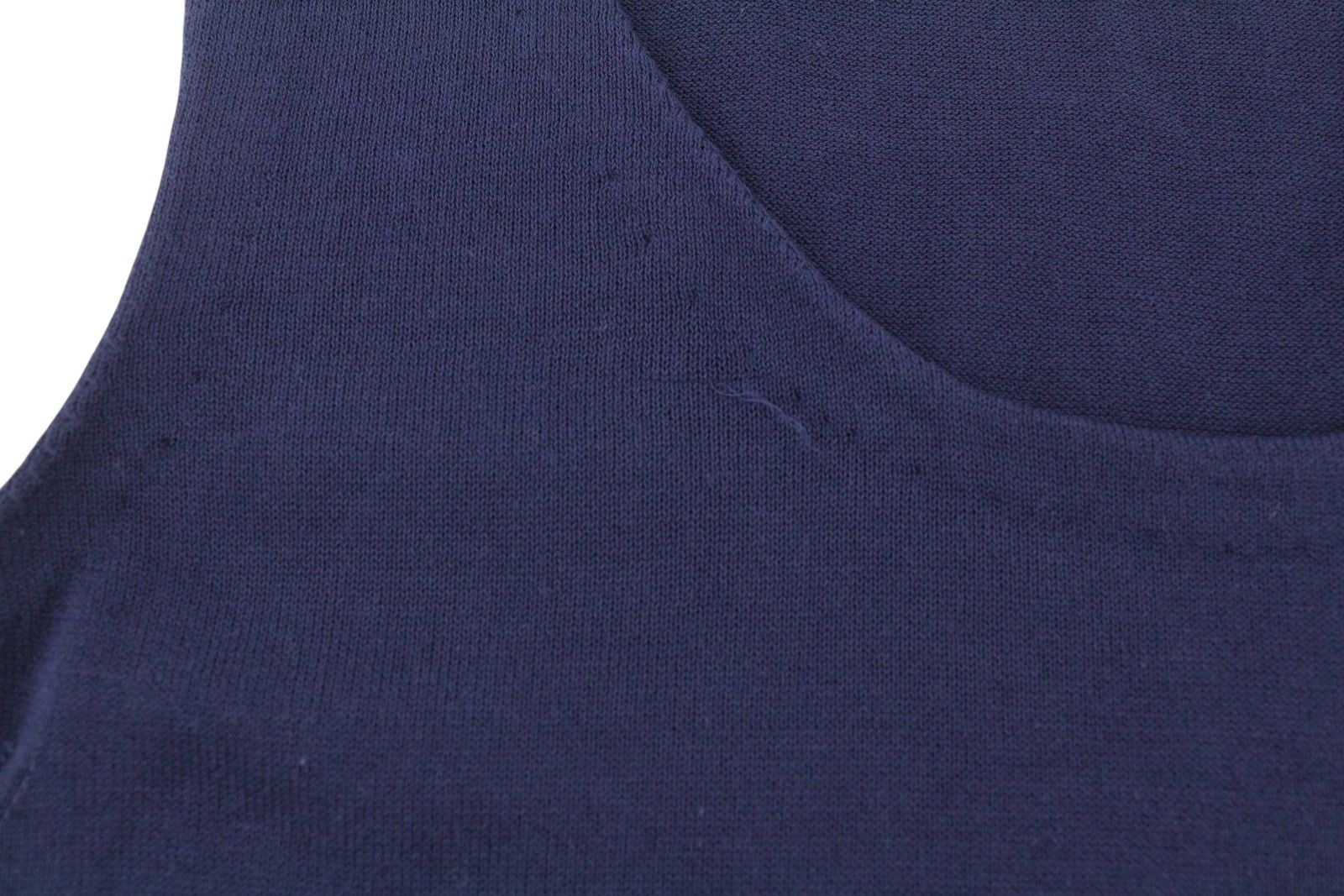 Gant KNITTED PIMA COTTON XS Blue Sleeveless Dress 84956 Size XS / US 0-2 / IT 36-38 - 7 Thumbnail